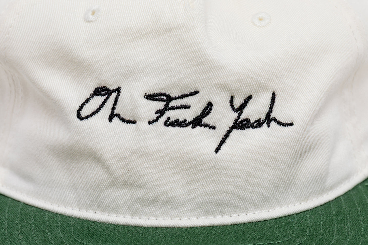 Contrast Signature Hat - Green