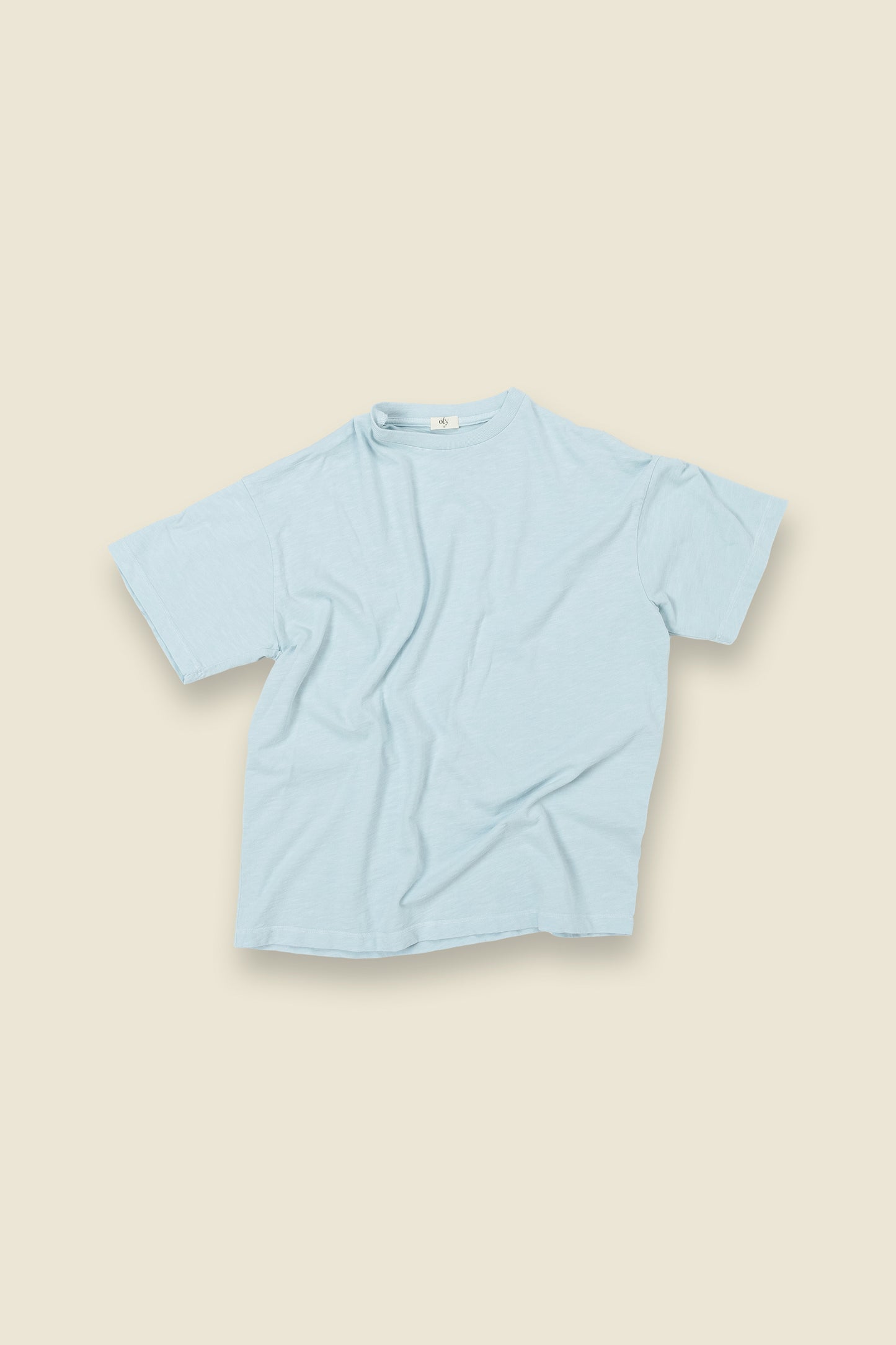 Journey Slub Tee - Tinted Aqua