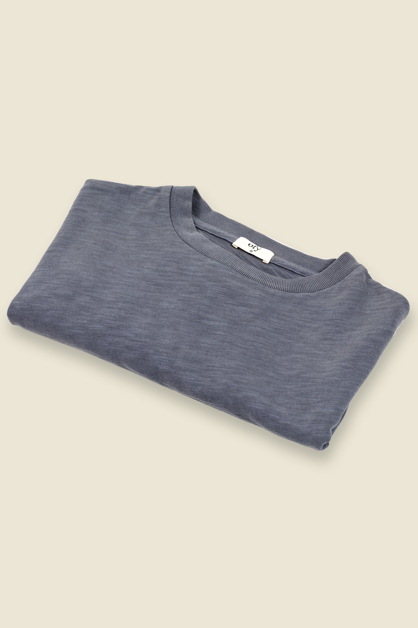 Journey Slub Tee - Fin Blue