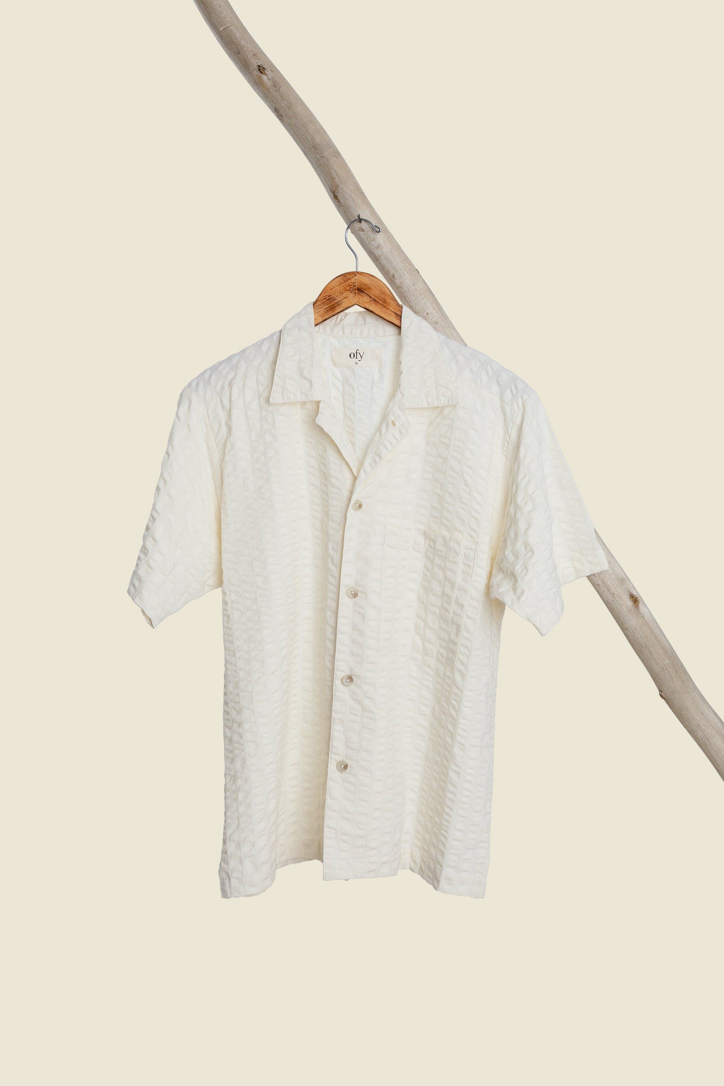 Coastal Sucker Overshirt- Babys Breath