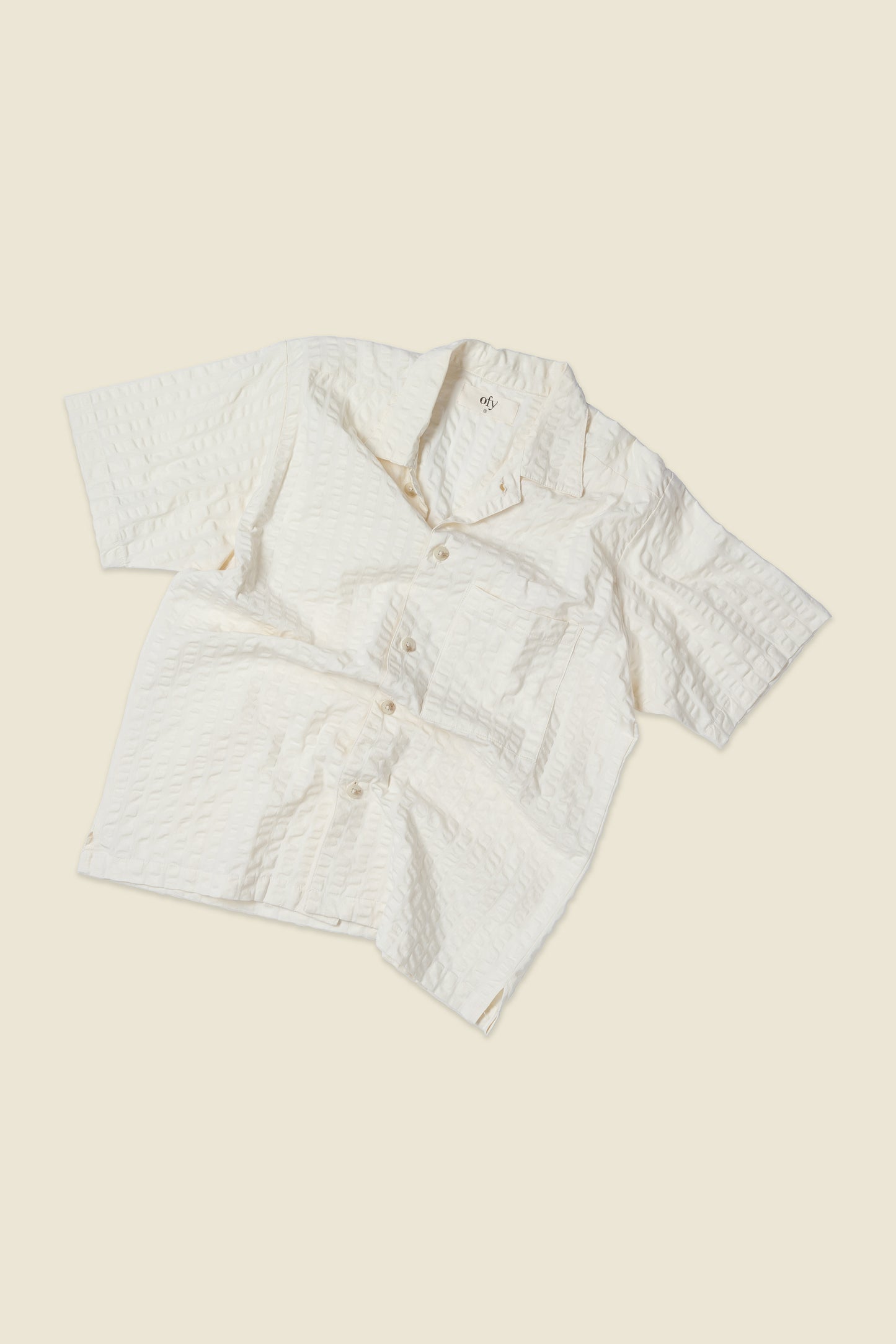 Coastal Sucker Overshirt- Babys Breath