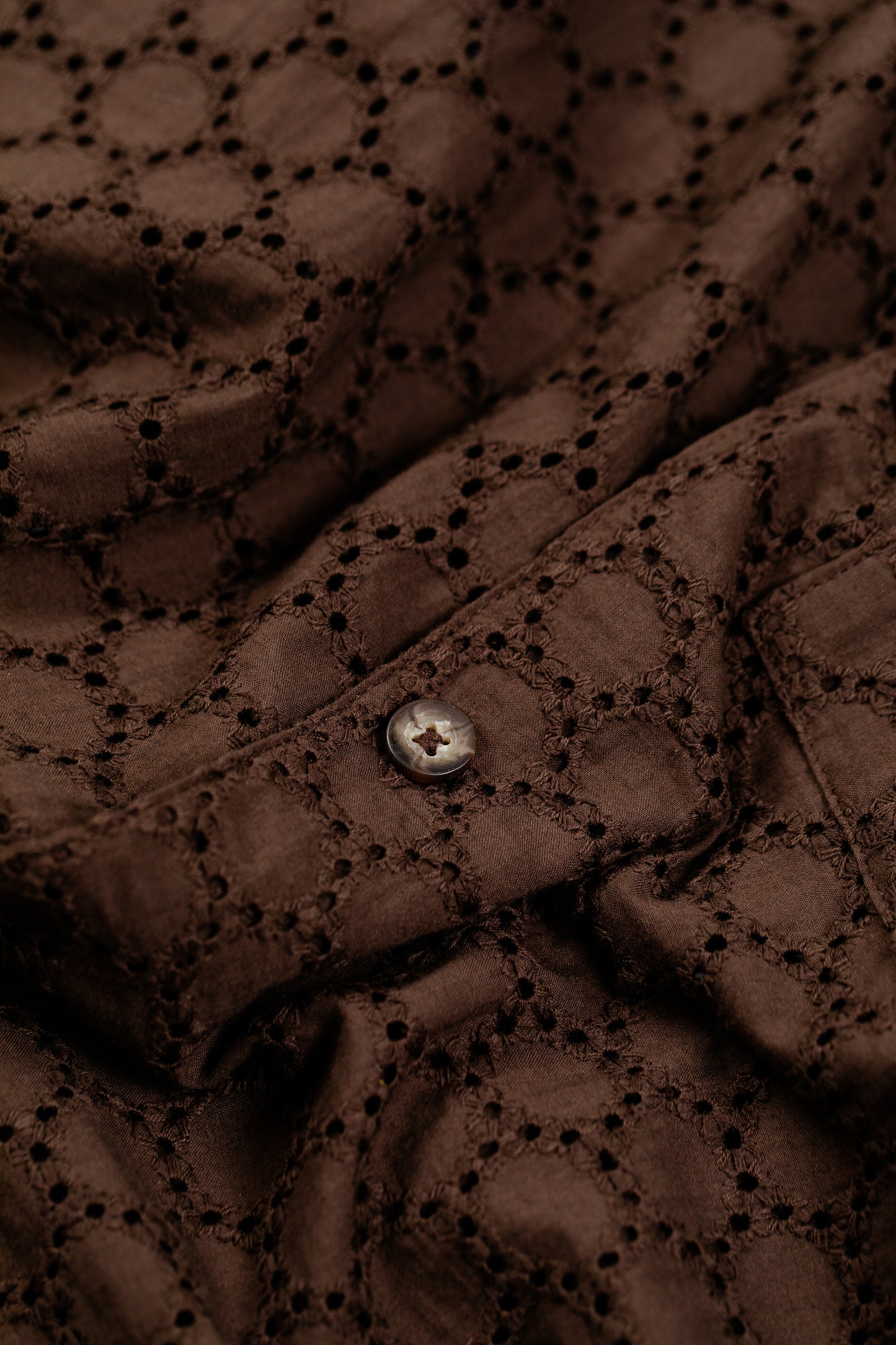 Blooming Lace S/S - Hot Fudge