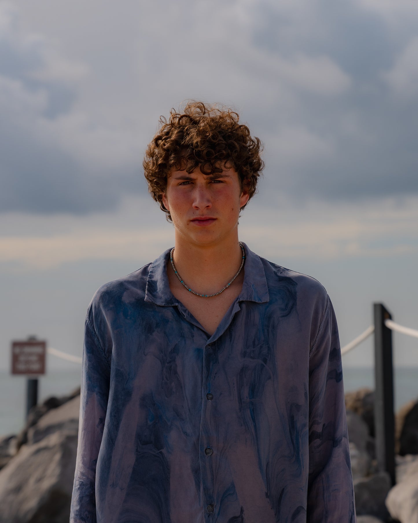 Iggy L/S Shirt - Oceanic Marble
