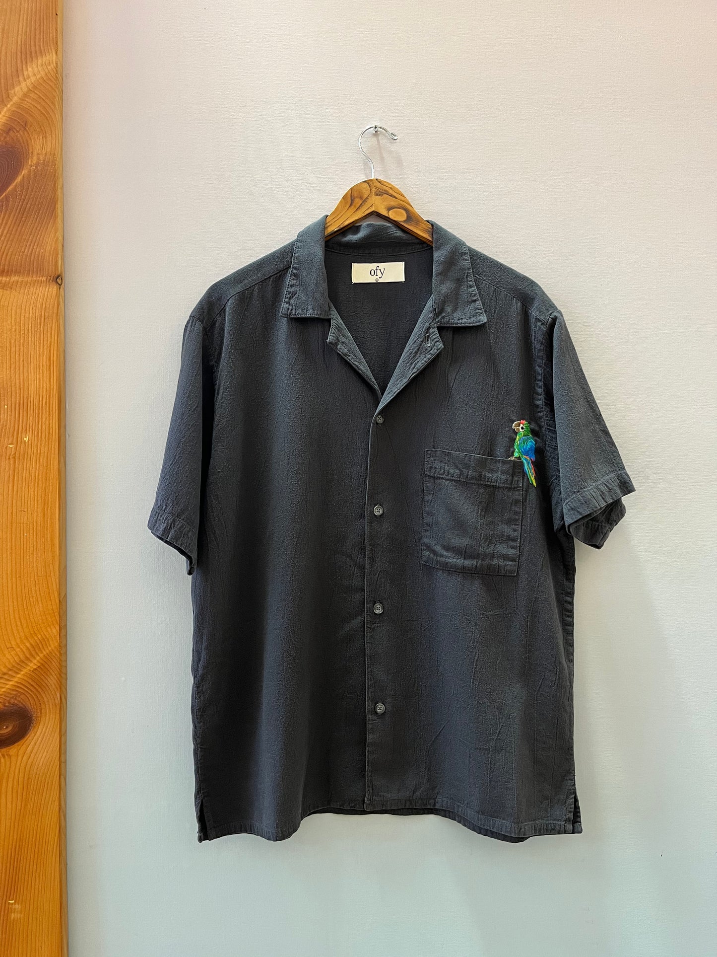 Crinkle S/S - Military Macaw