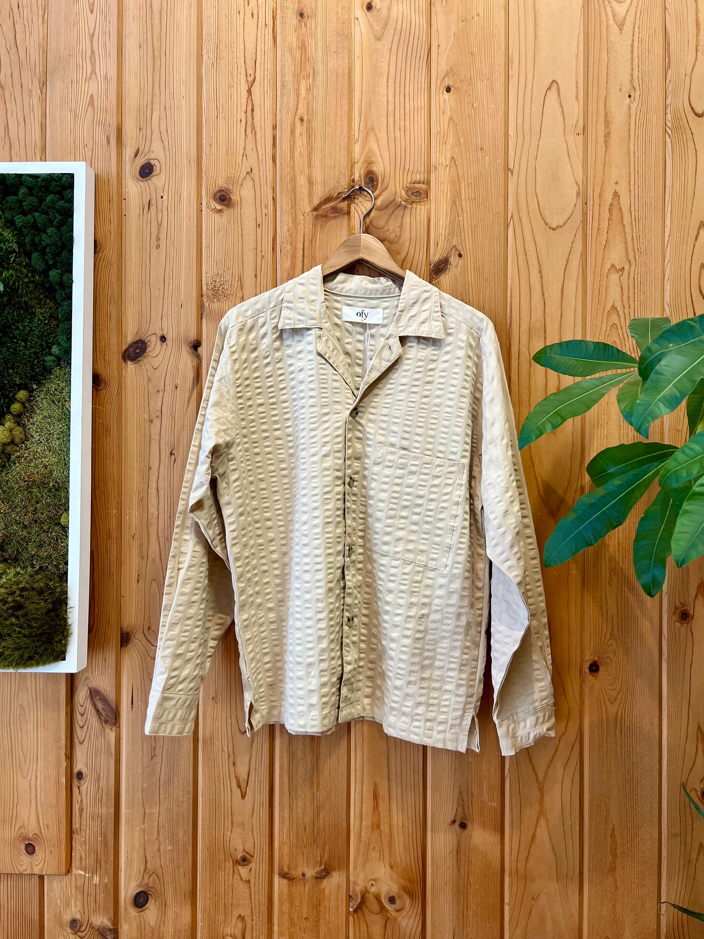 Coastal Sucker Overshirt- Warm Sand