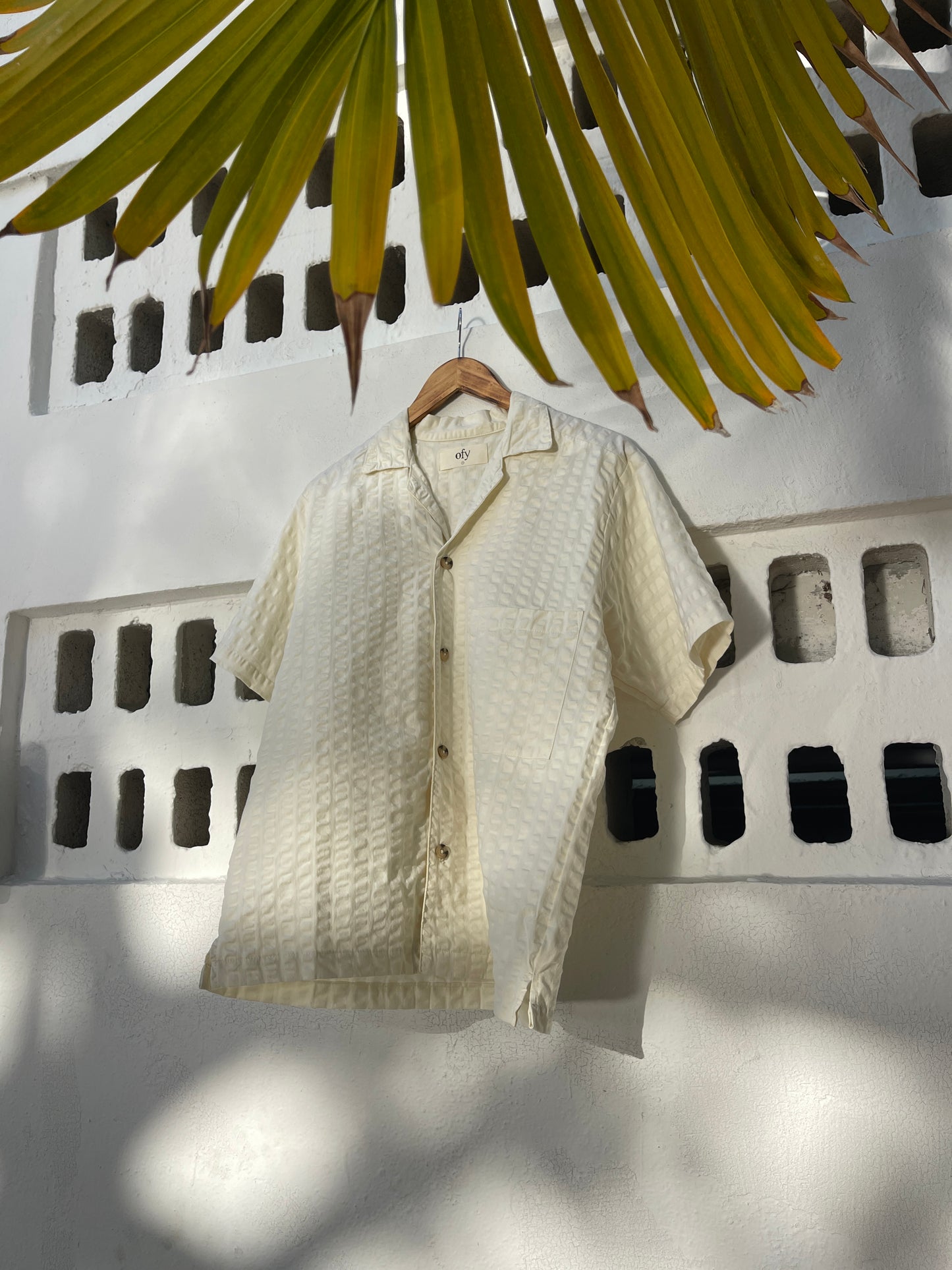 Coastal Sucker Overshirt- Babys Breath