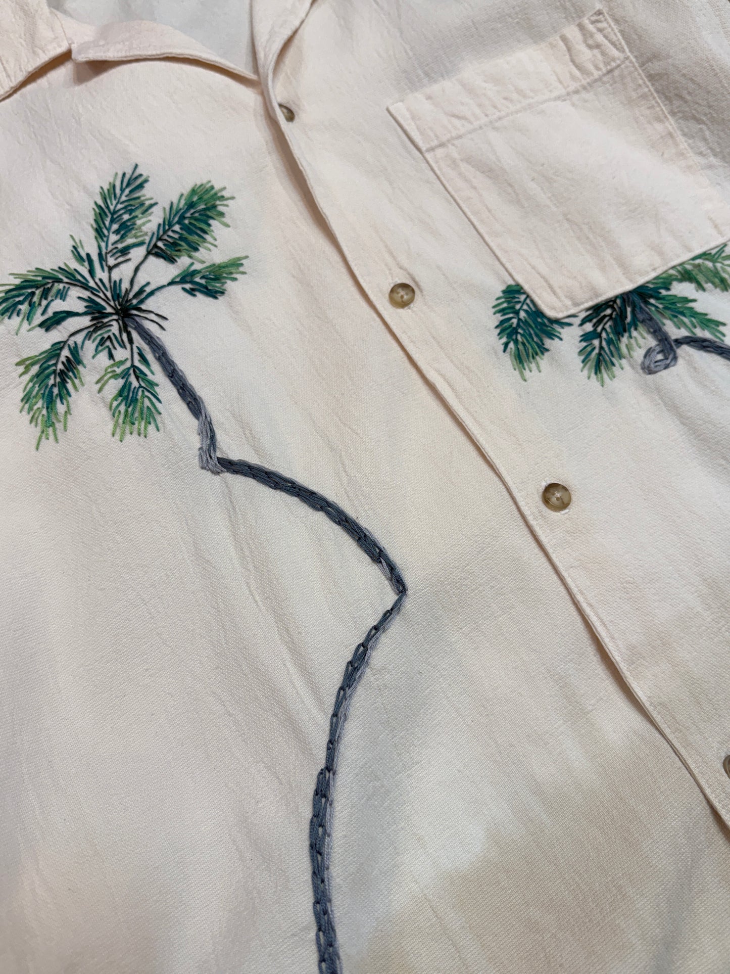 Crinkle S/S - Thirsty Palm II