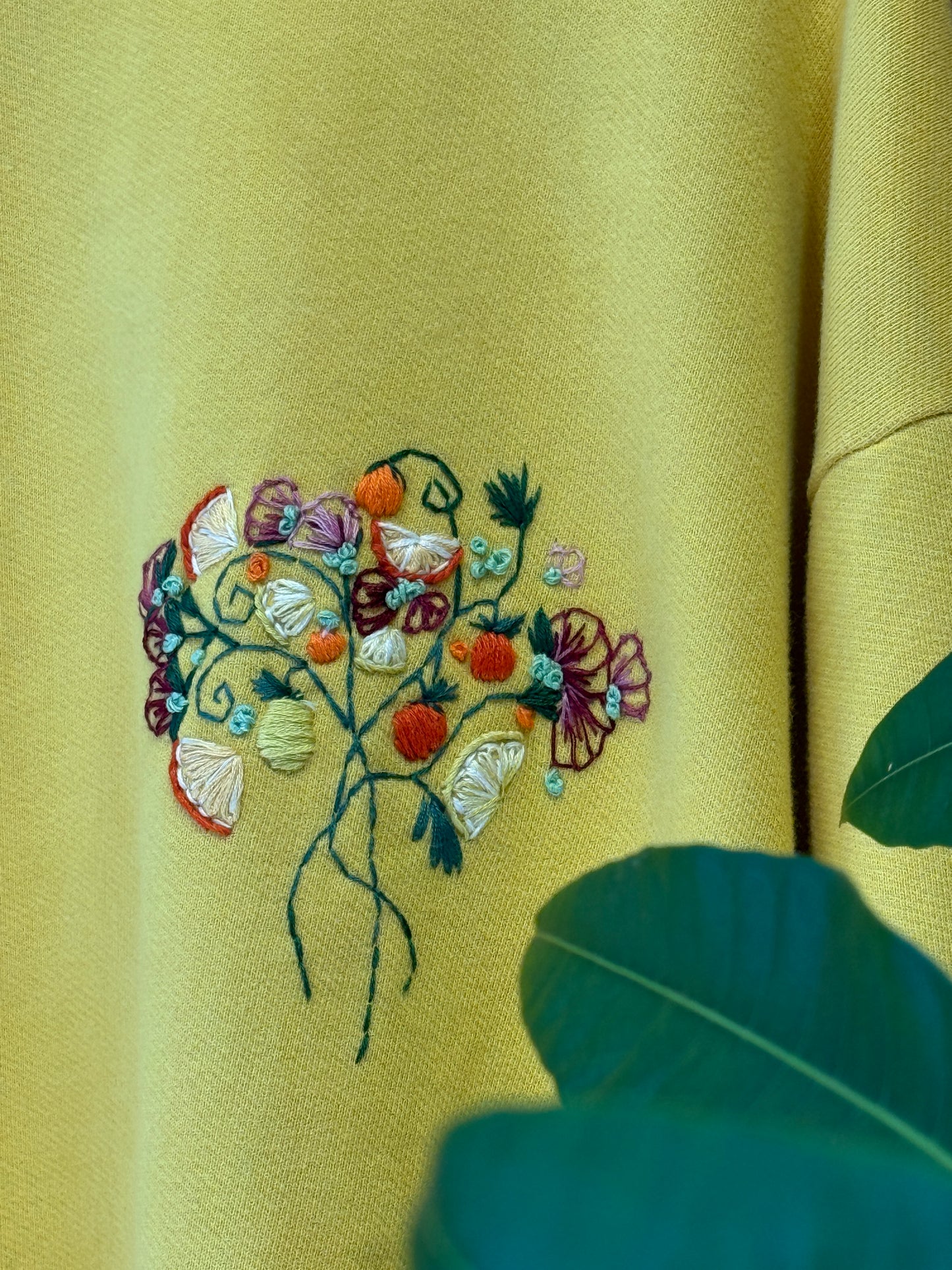 Journey Crewneck - Sunshine Flora