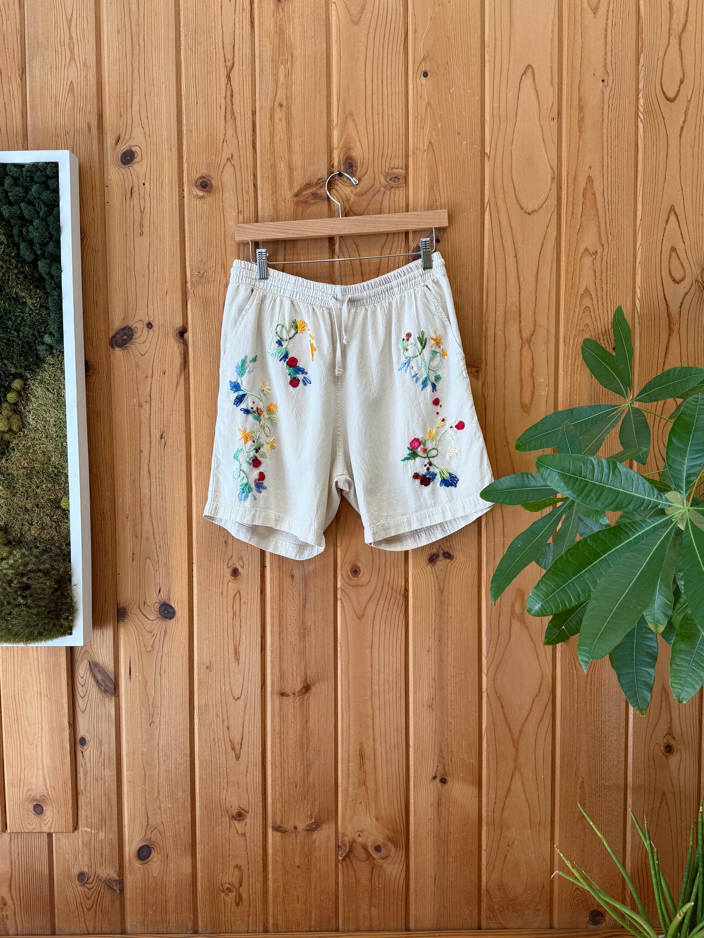 Crinkle Short - Baby's Breath Floral II