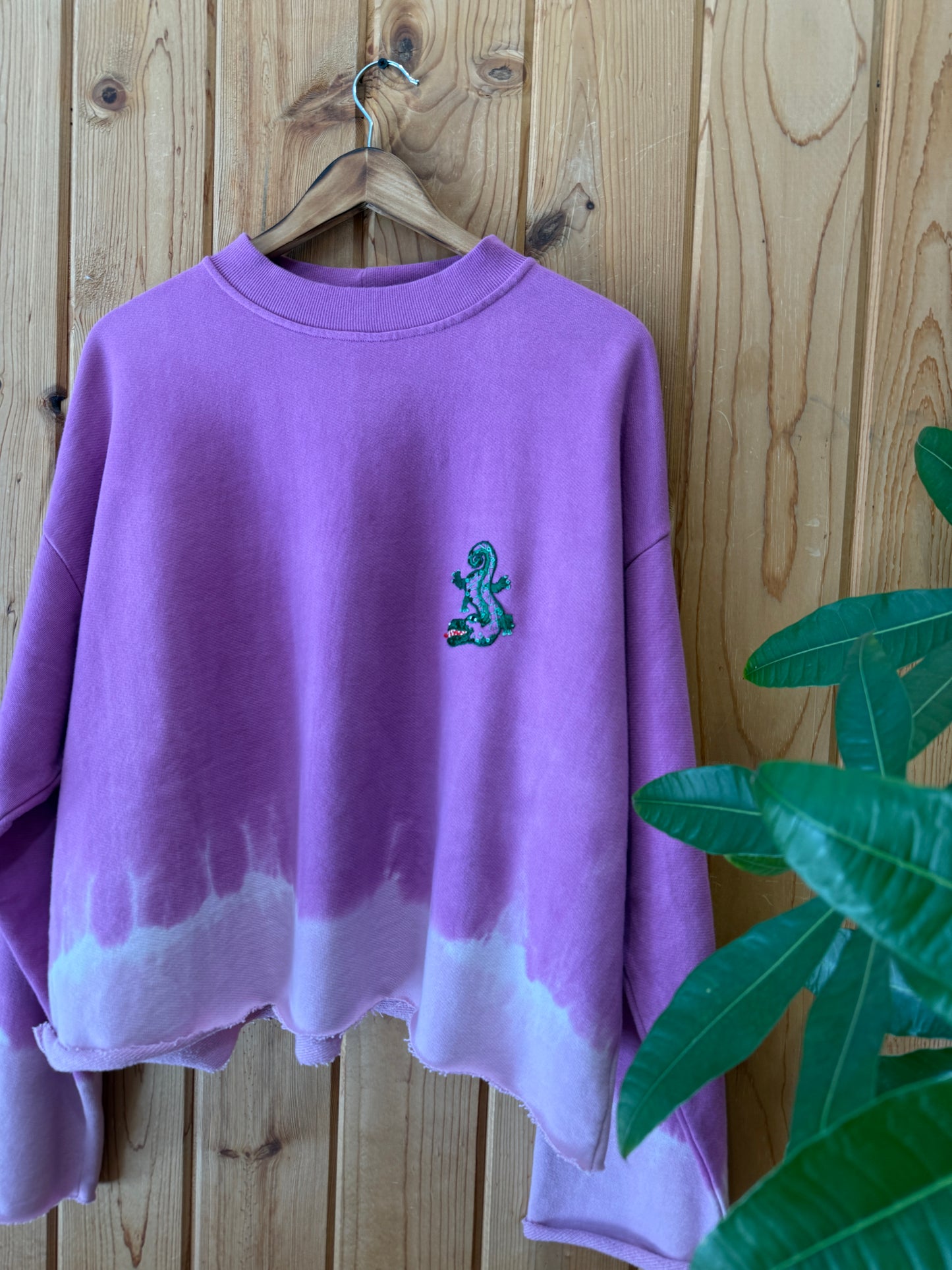 Journey Cropped Crewneck - Deco Gator
