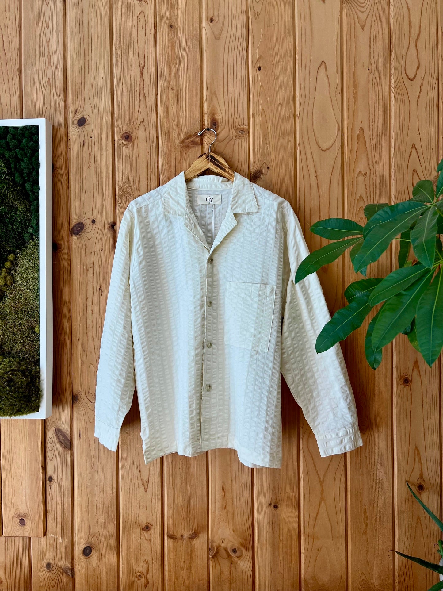 Coastal Sucker Overshirt - Babys Breath