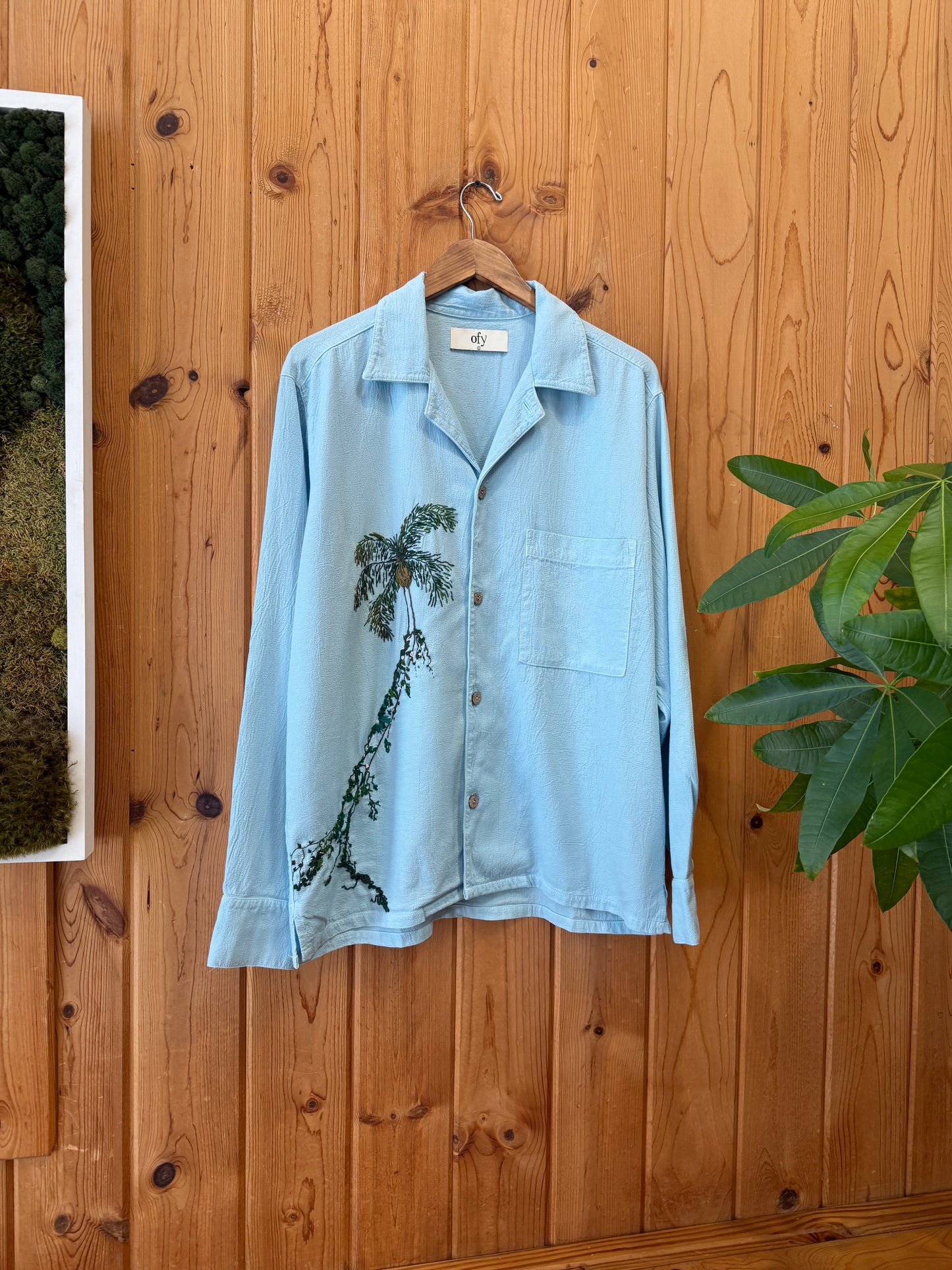 Crinkle L/S - Leafy Palm IV