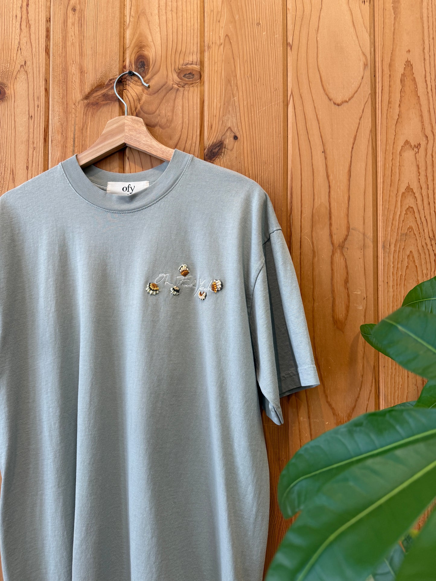 Signature Tee - Sage Shell