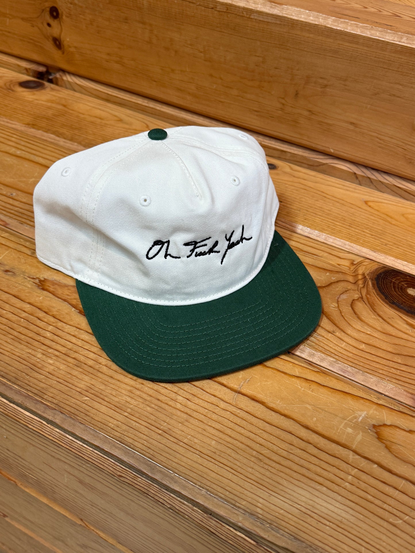 Signature Snapback- Green/Black