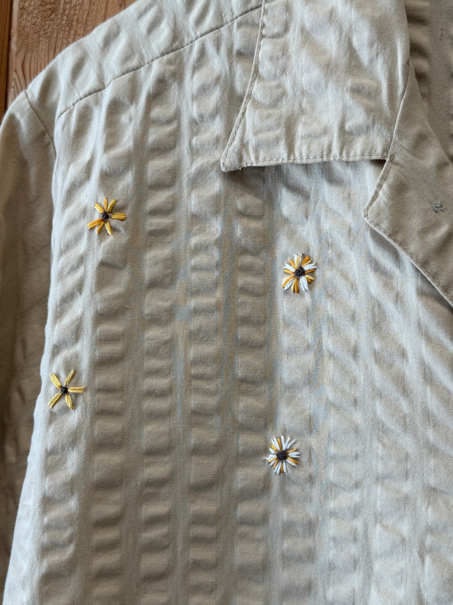 Daisy Seersucker Shirt