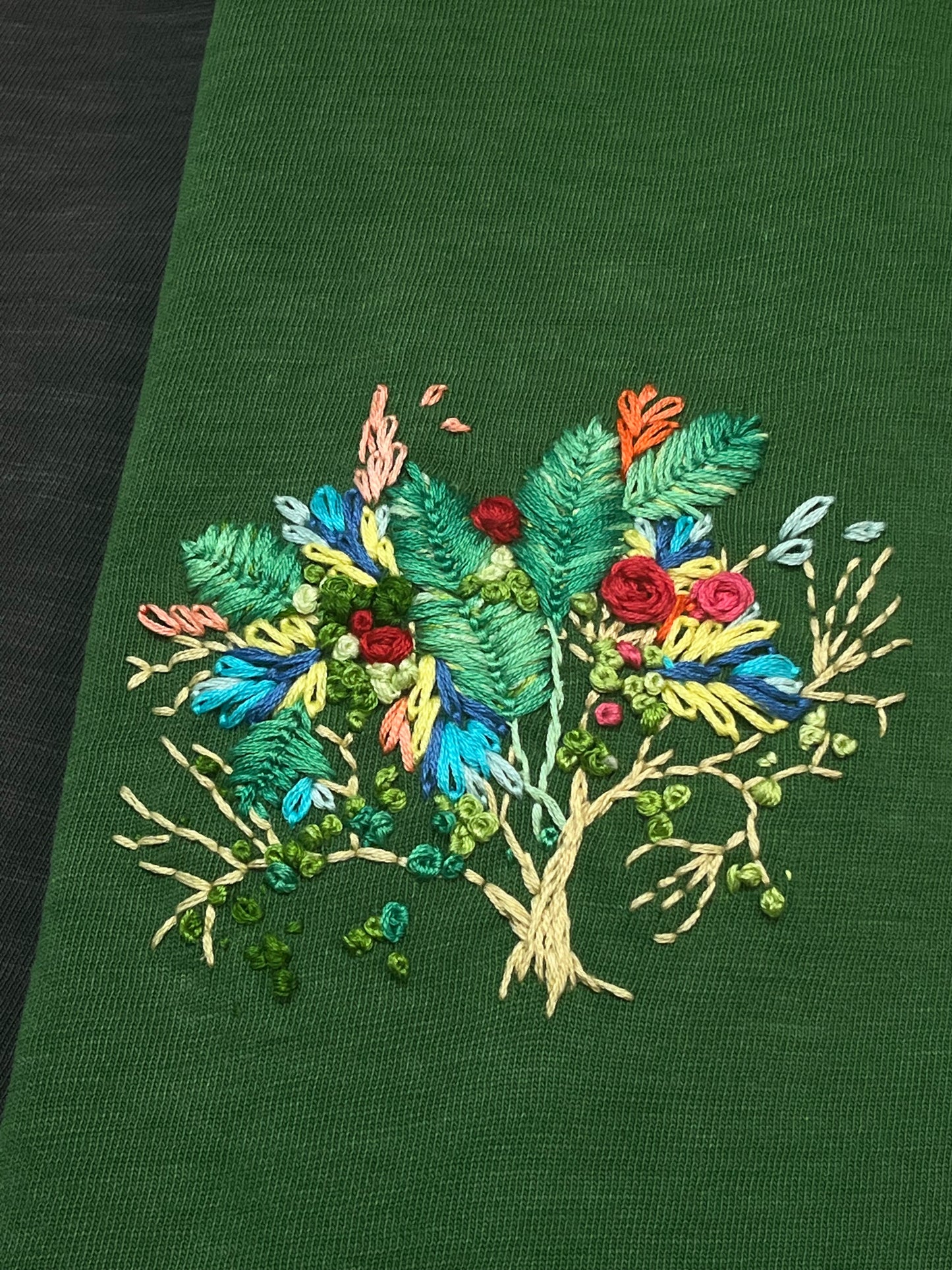 Journey Tee - Coastal Bouquet Green