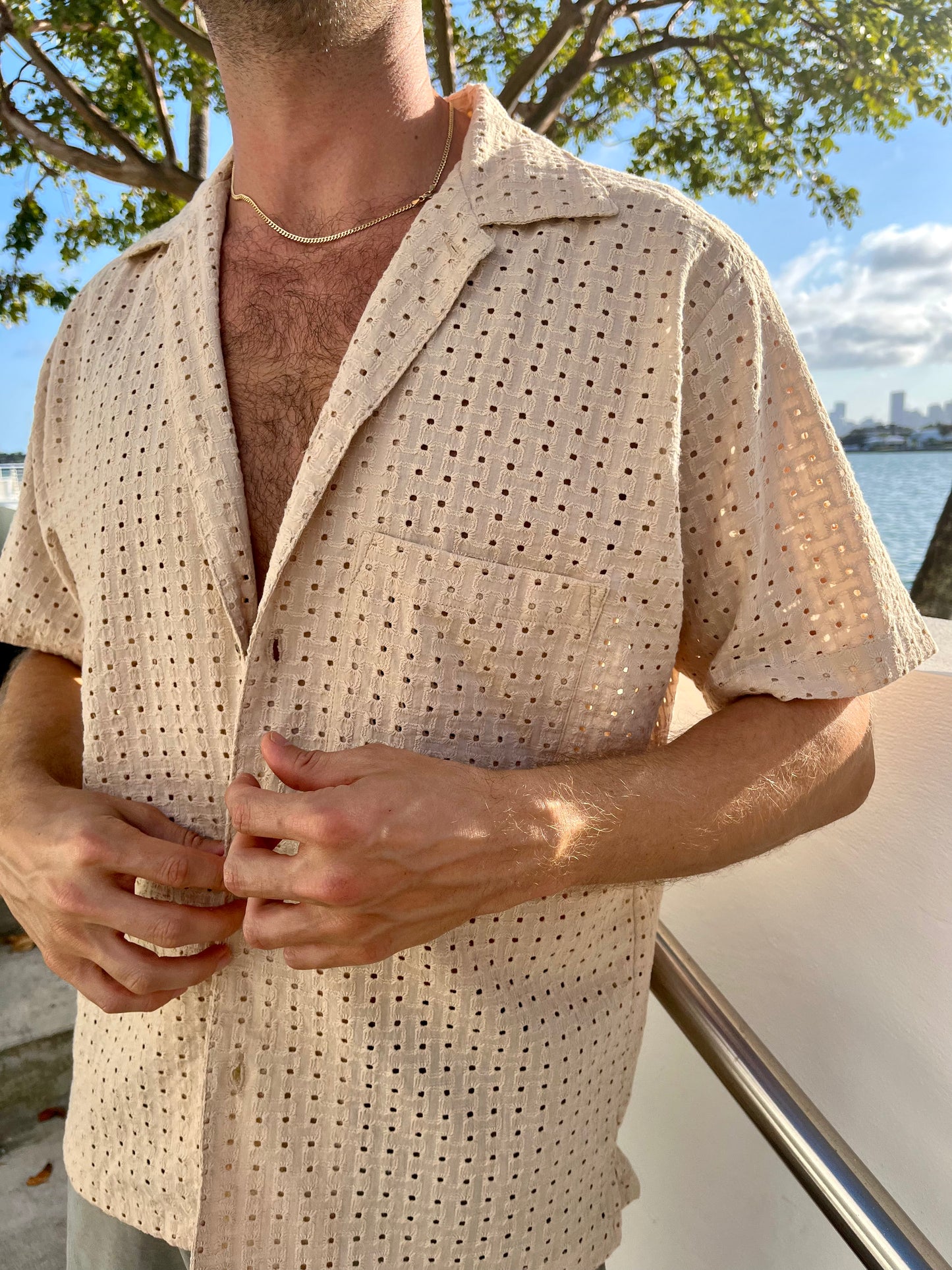 Blazed Lace S/S - Warm Sand