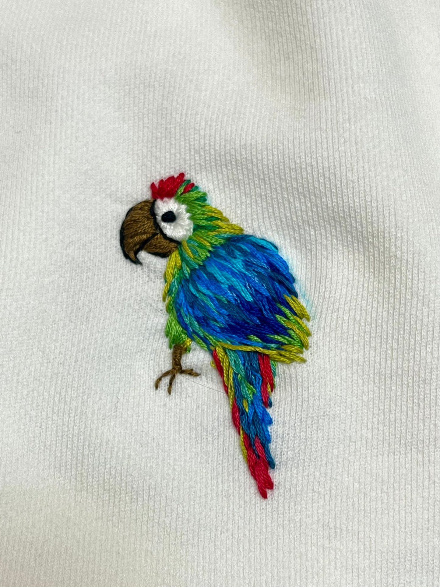 Cruise Short - Military Macaw White