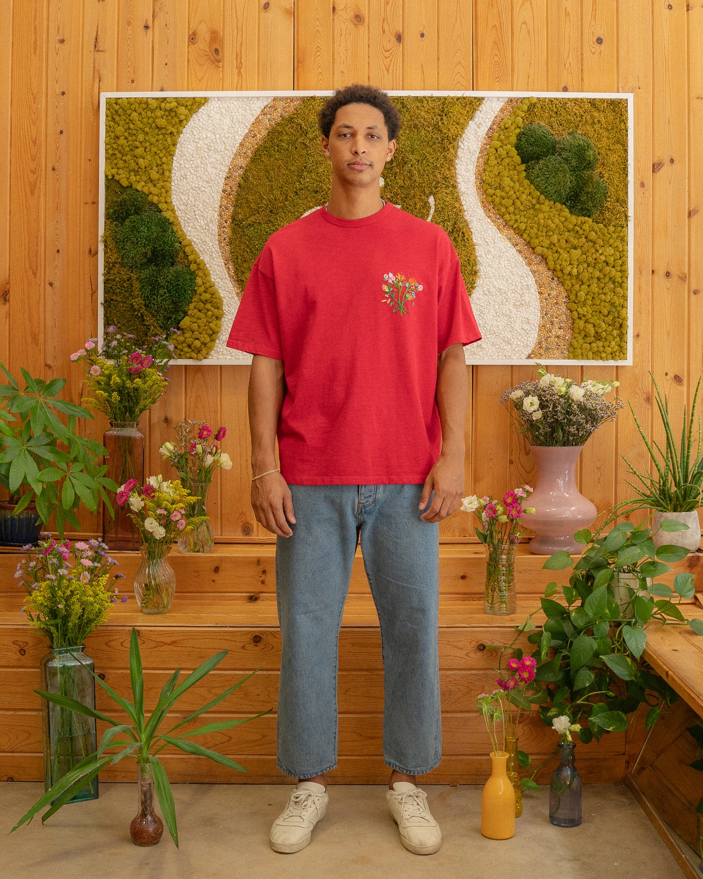 Journey Tee - Magenta Bouquet
