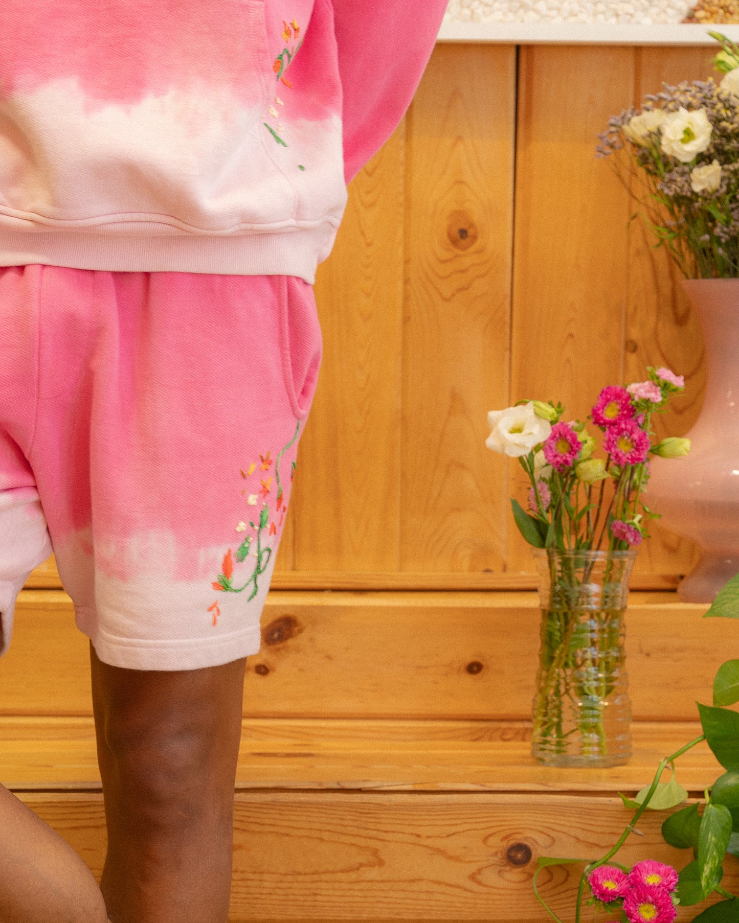 Journey Hoodie - Magenta Floral