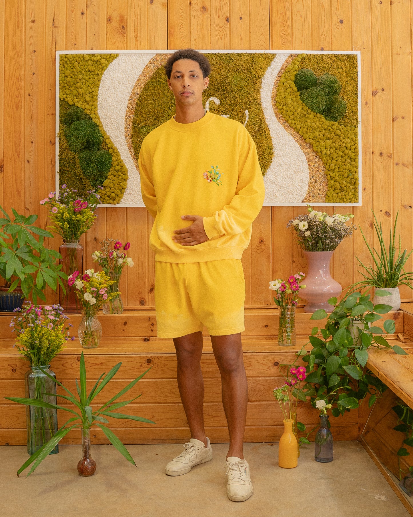 Journey Crewneck - Calendula Floral