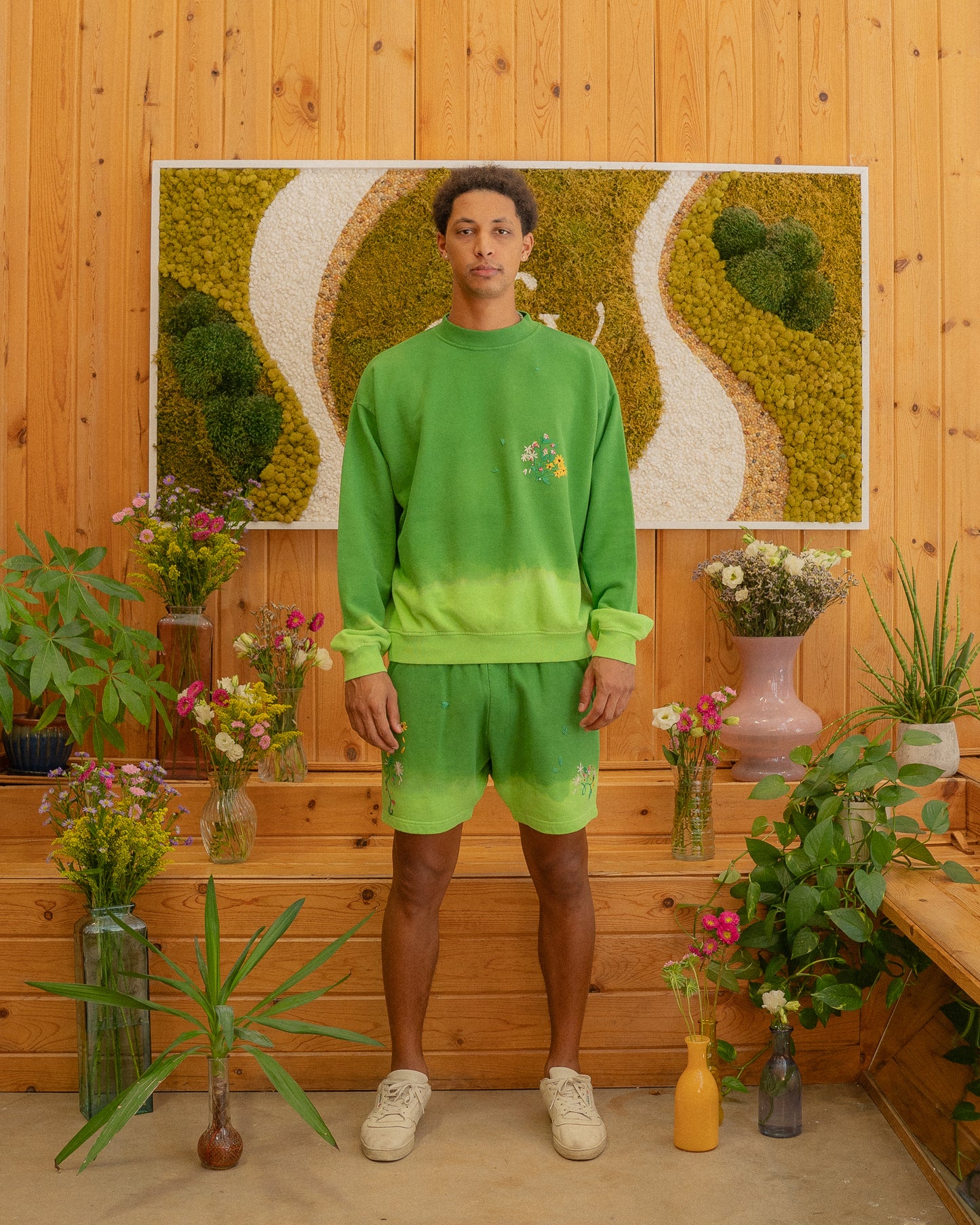 Journey Crewneck - Garden Floral