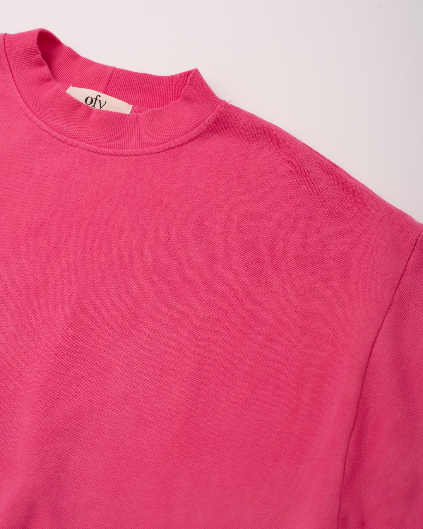 Premium Terry Crewneck - Magenta Rose