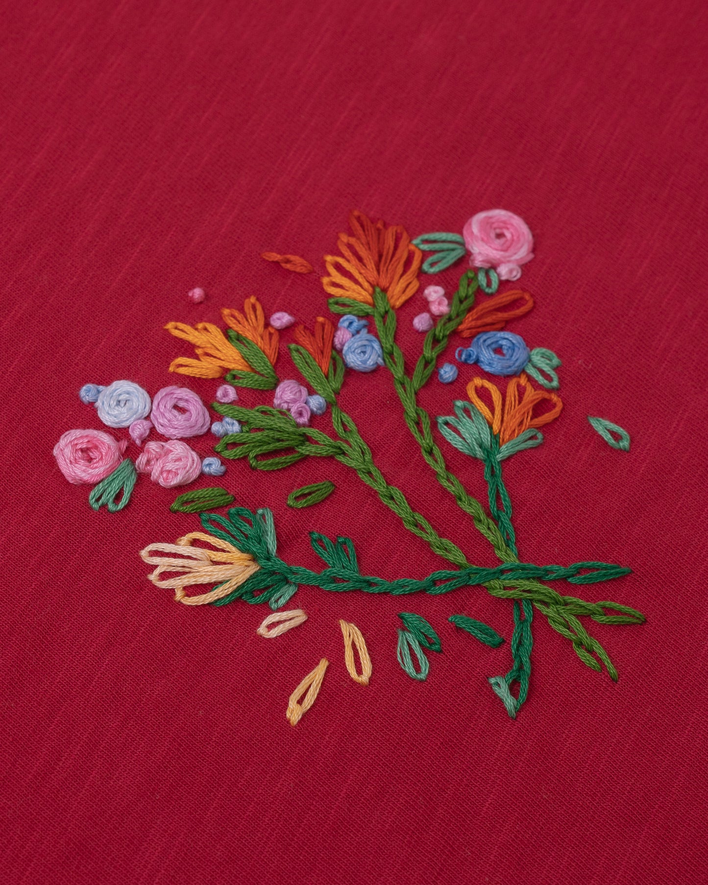 Journey Tee - Magenta Bouquet