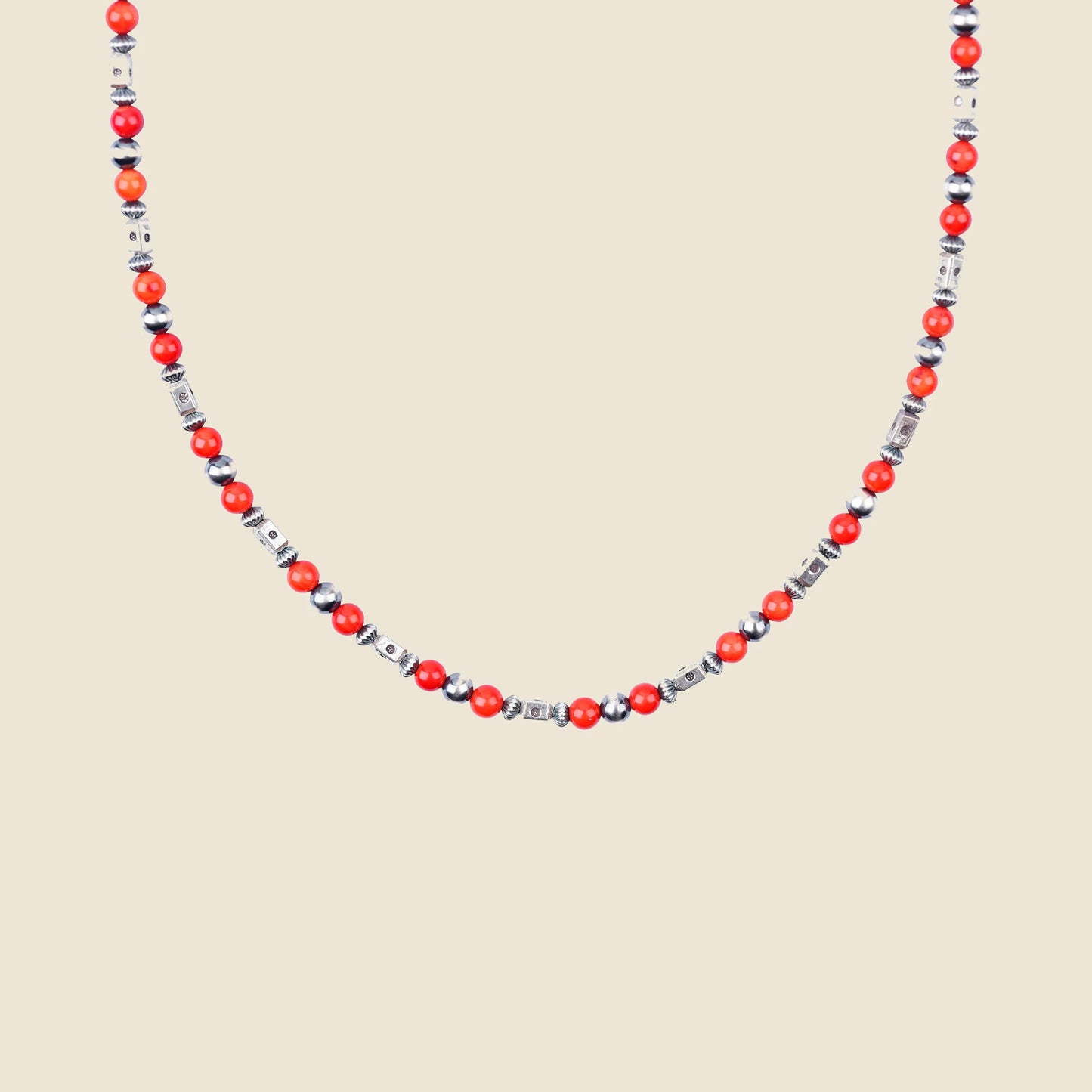 Collins Necklace - Coral