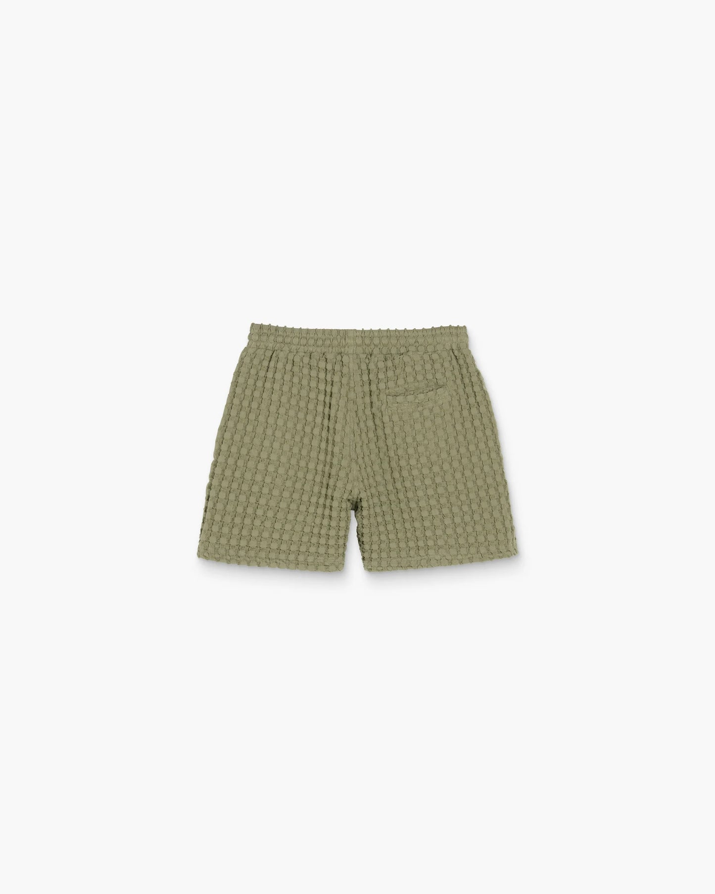 Dusty Green Waffle Shorts