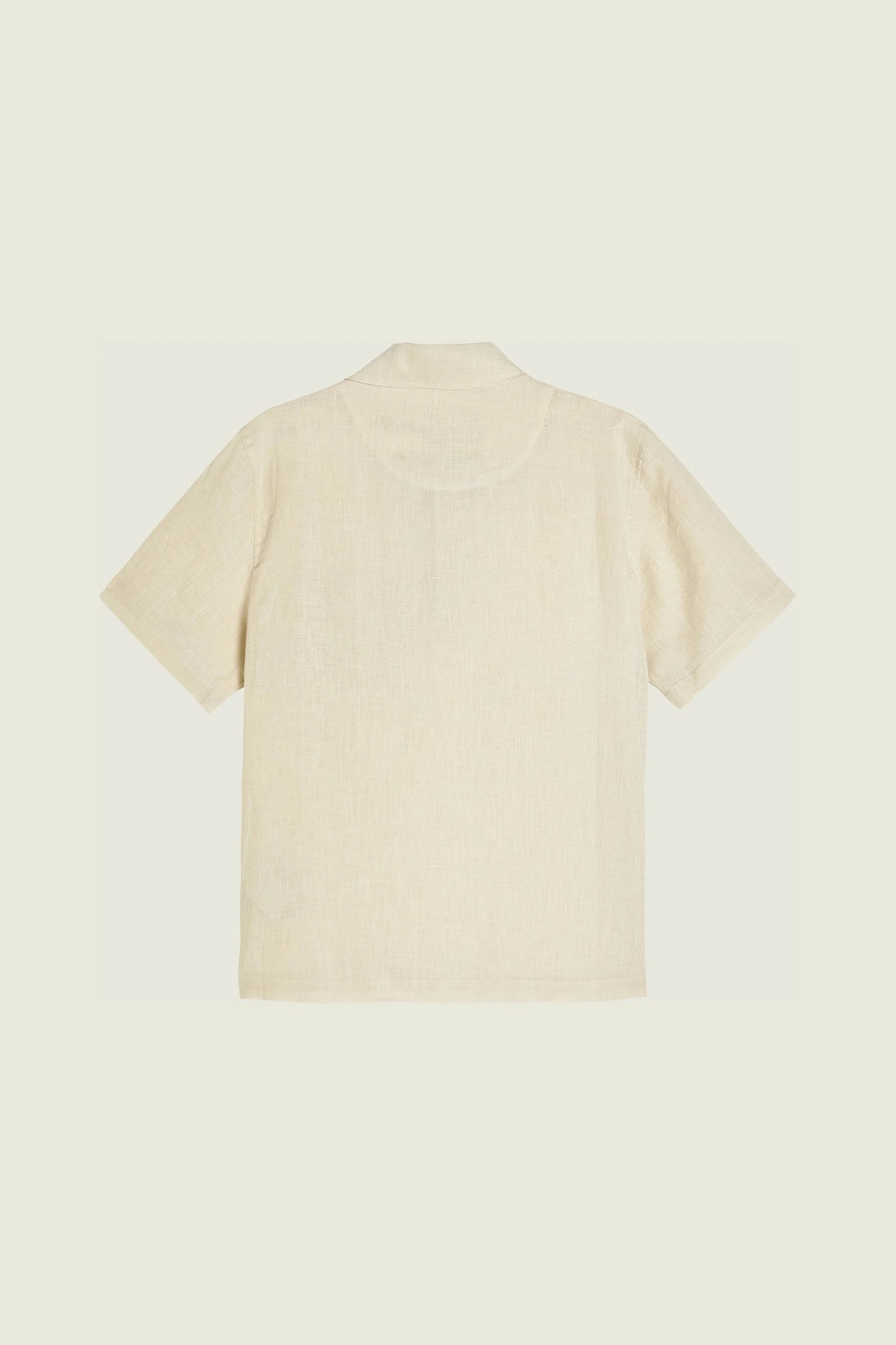 BEIGE GIRONA LINEN SHIRT