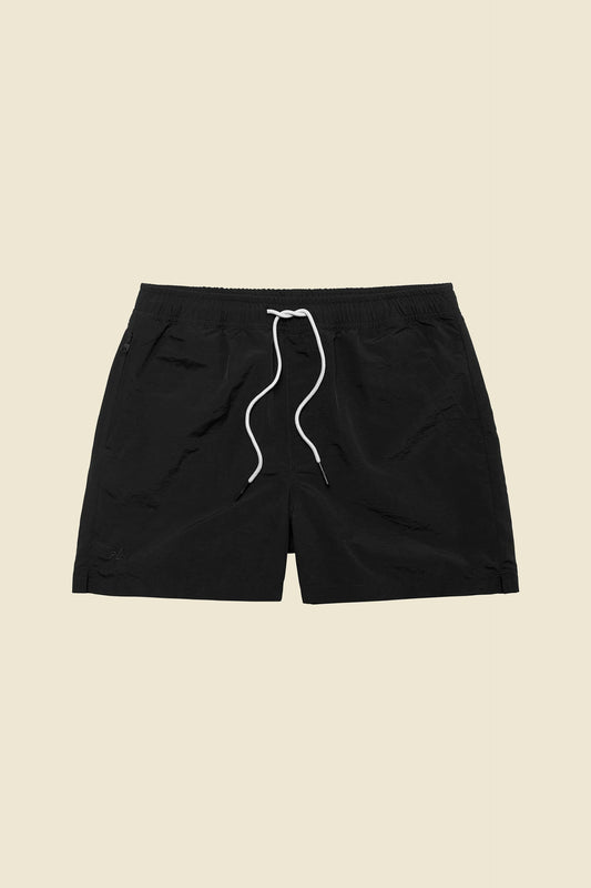 Black Nylon Swim