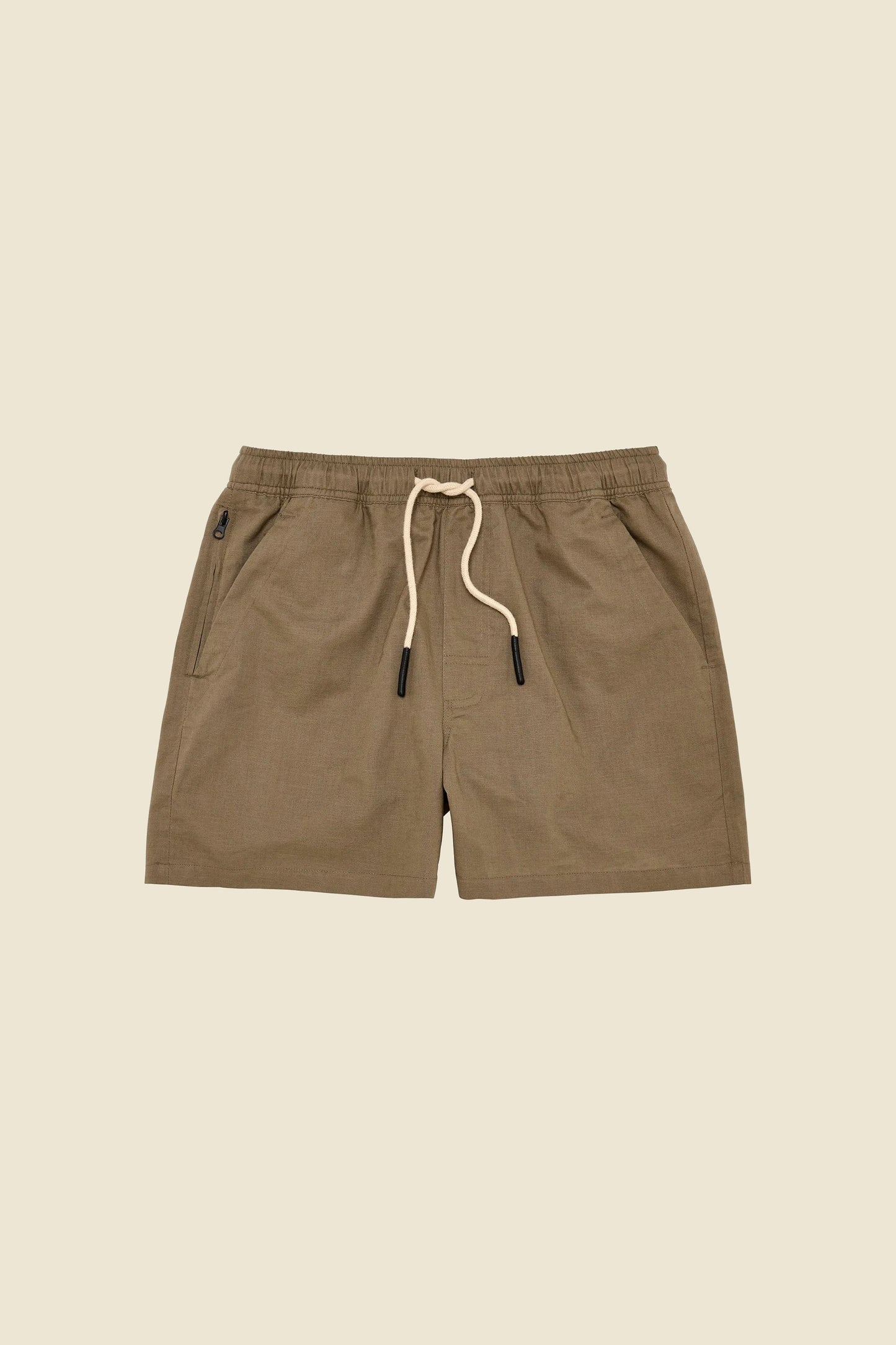 Taupe Linen Short