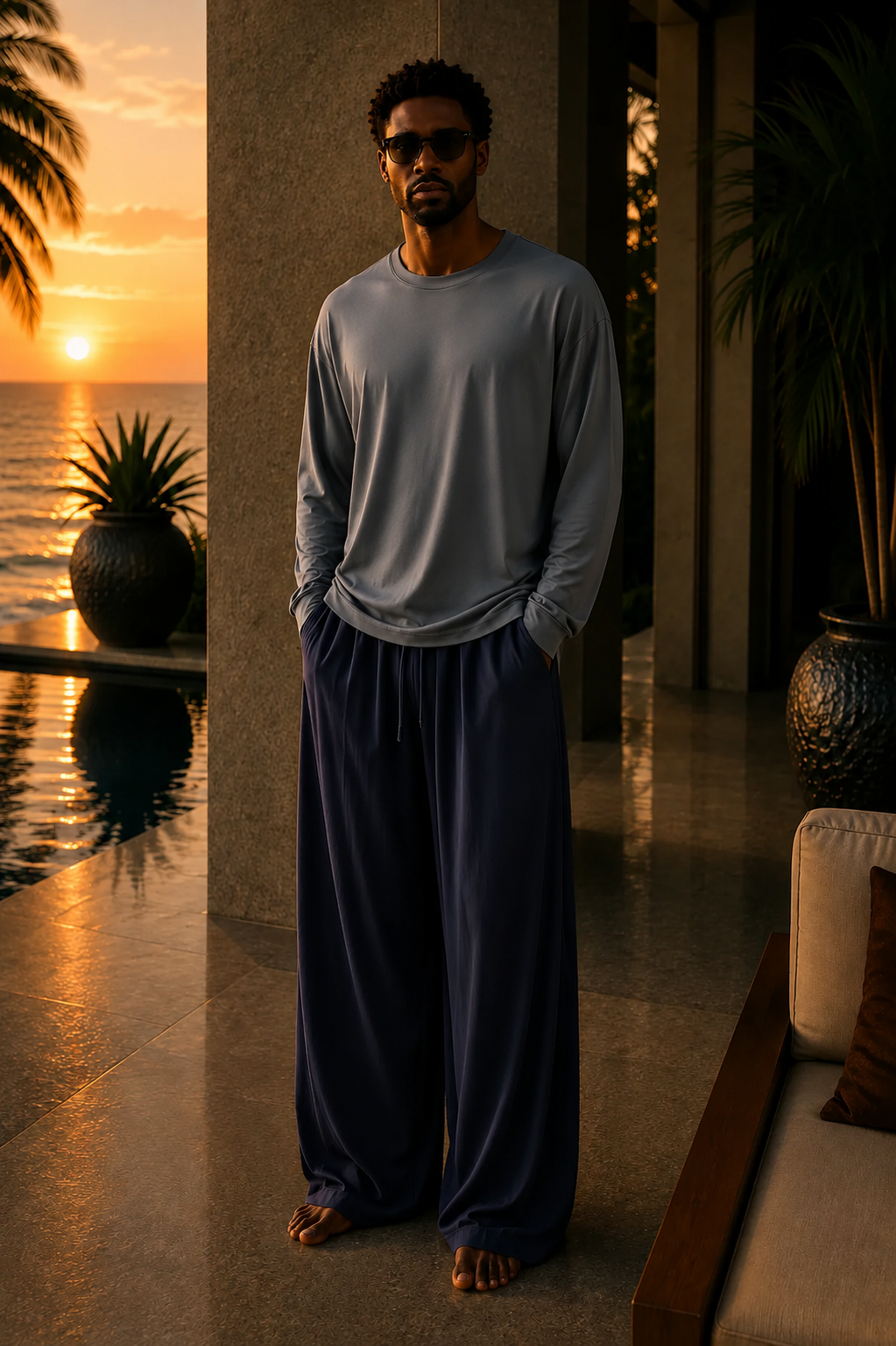 Luxe Supima L/S - Enigma