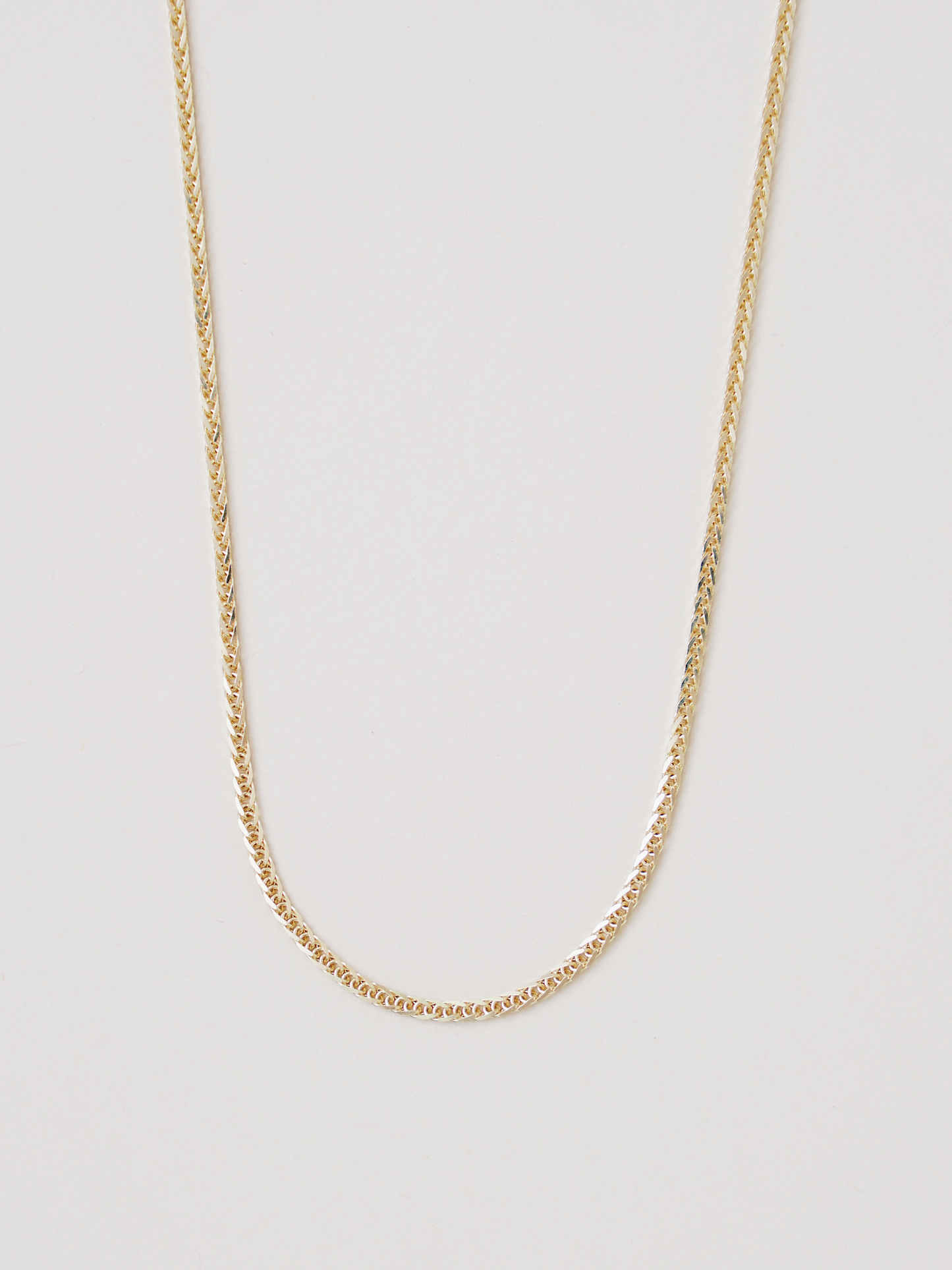 18" Foxtail Necklace - Yellow Gold
