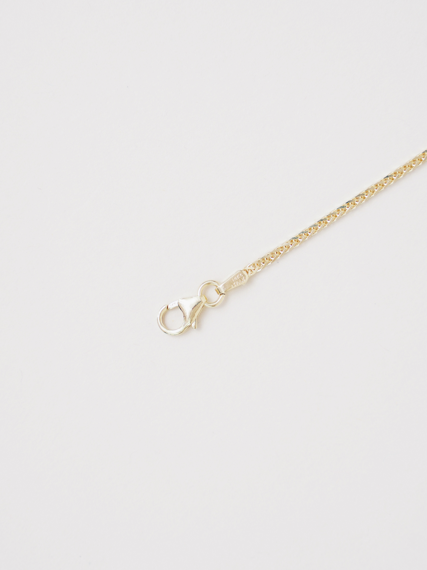 18" Foxtail Necklace - Yellow Gold