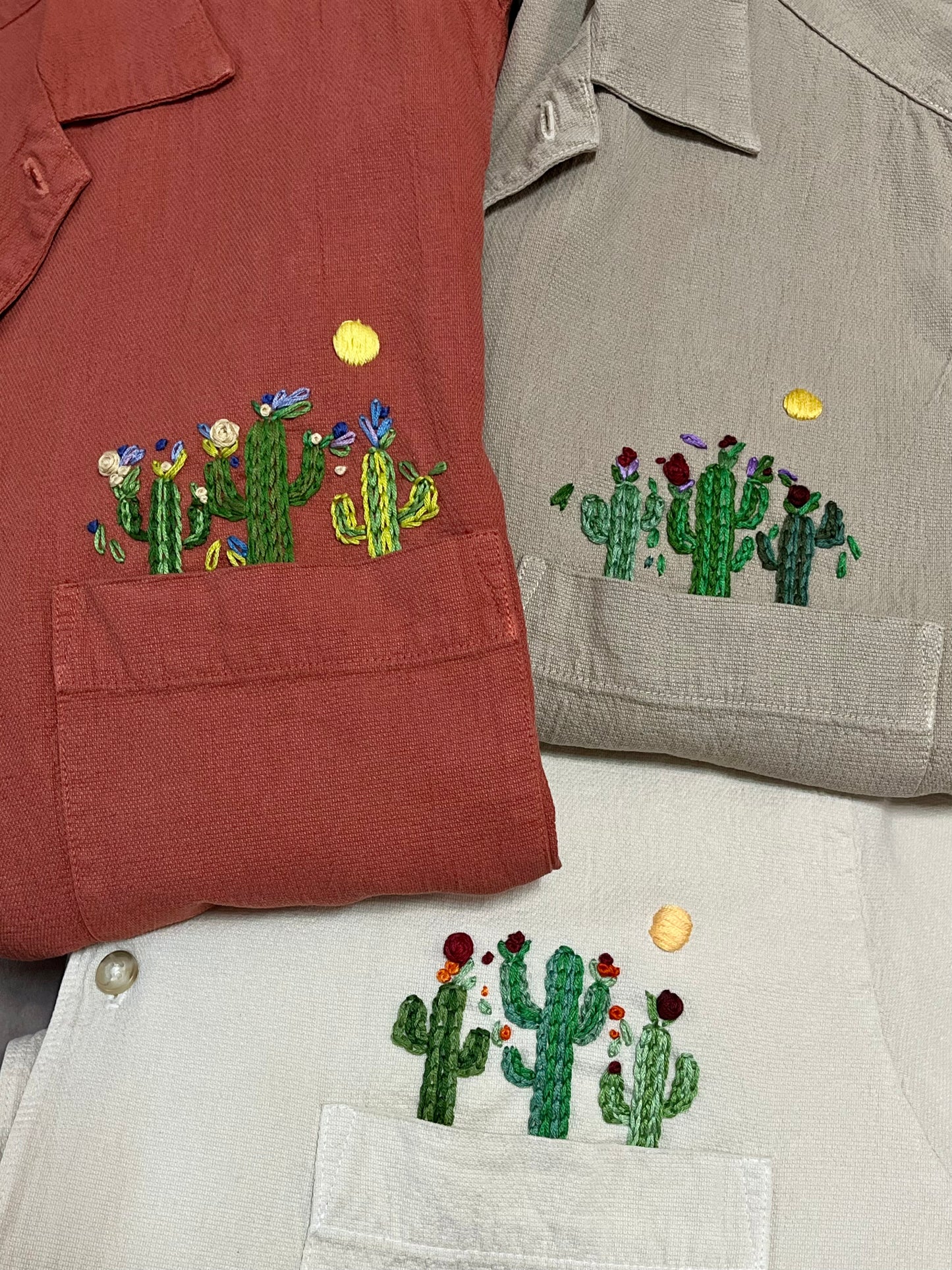 Crinkle S/S - Cacti at Dusk I