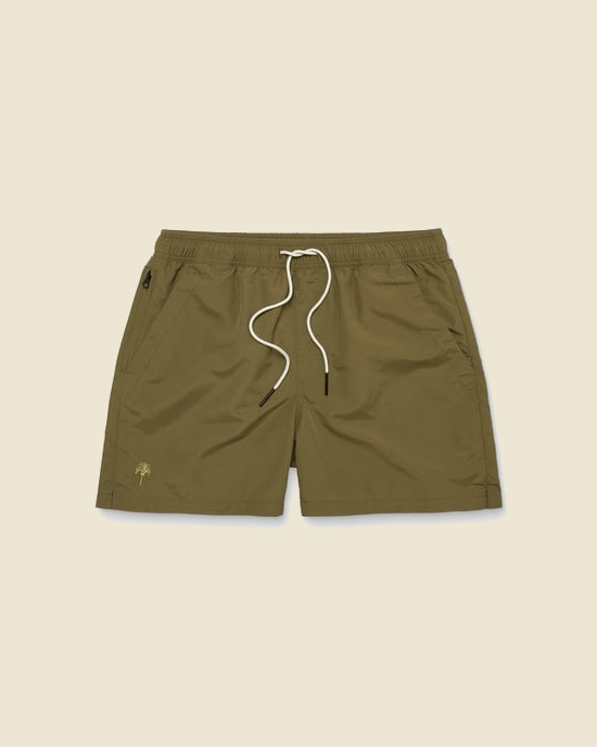 Khaki Nylon Swim
