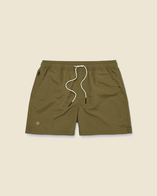 Khaki Nylon Swim