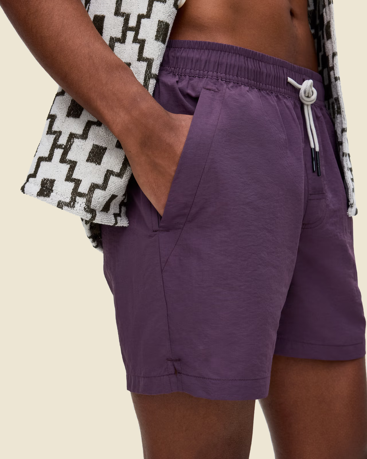 Plum Nylon Swim