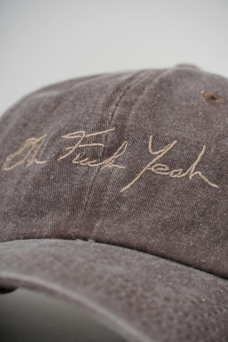 Signature Hat - Stonewash Chocolate
