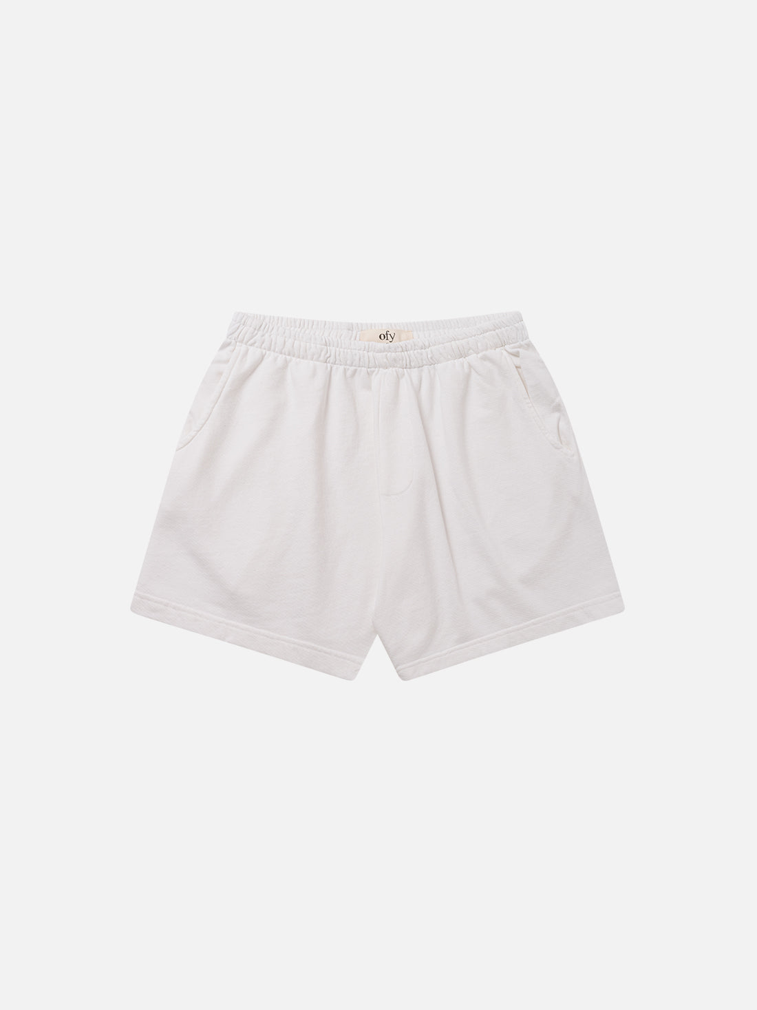 Terry Linen Short - Lucent White