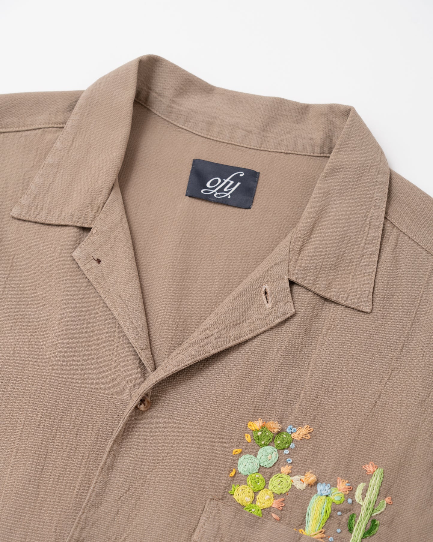 Crinkle S/S Shirt - Cacti Pocket