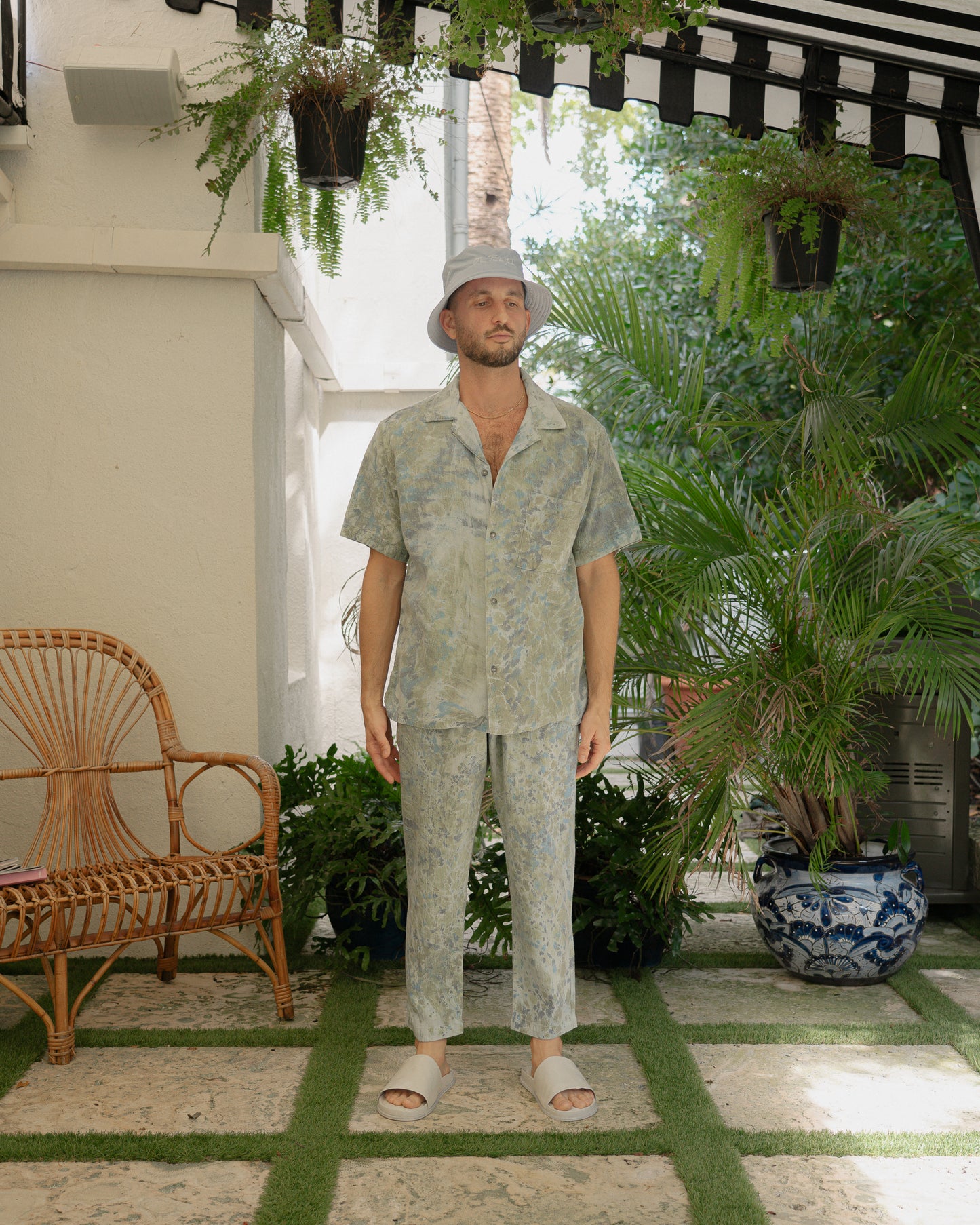 Horizon Crinkle S/S Shirt - Earth Camo