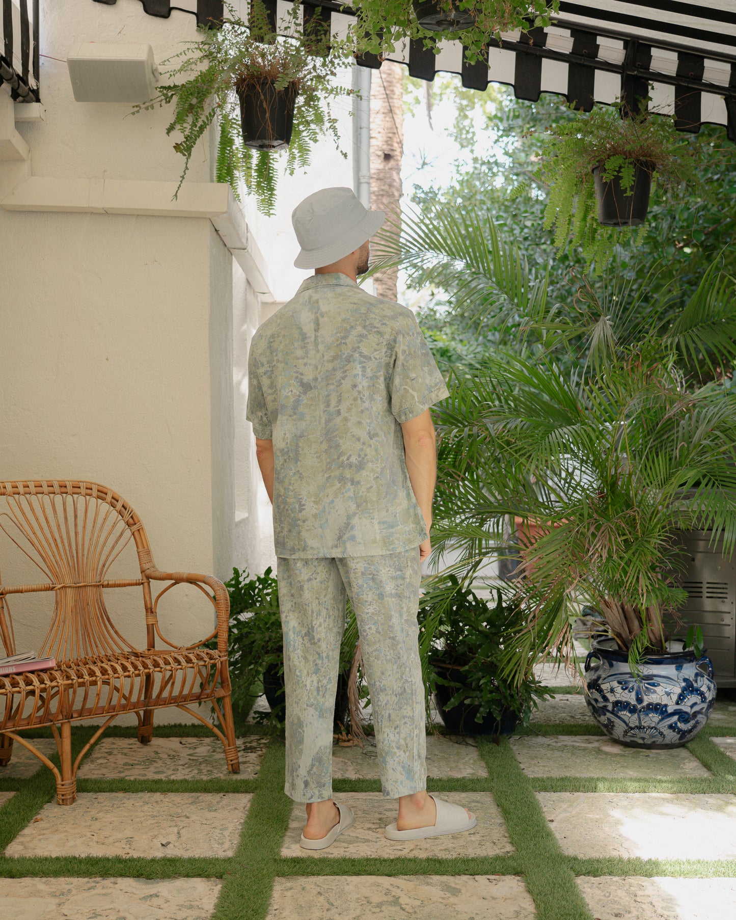 Horizon Crinkle S/S Shirt - Earth Camo