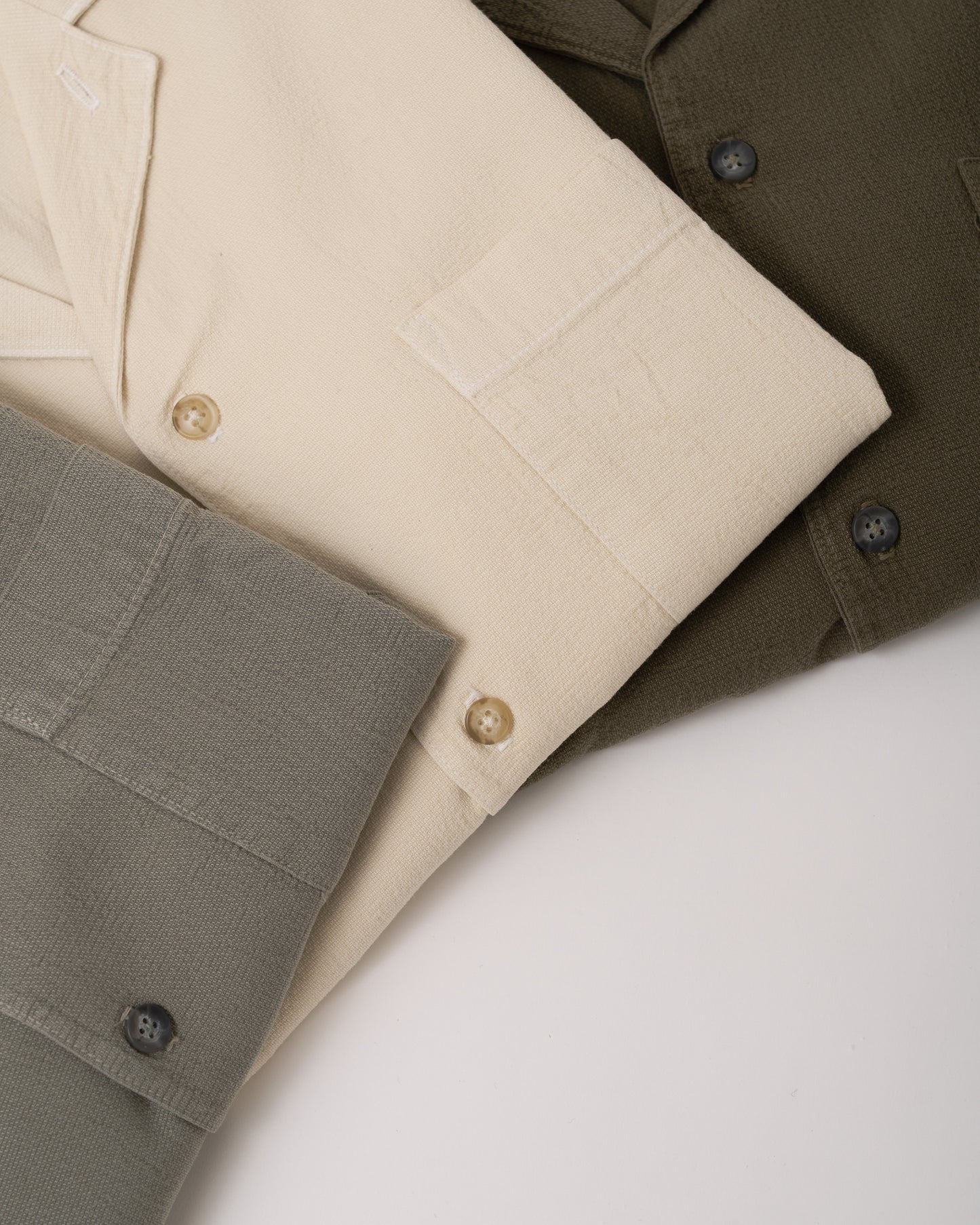 Horizon Crinkle S/S Shirt - Tea Leaf