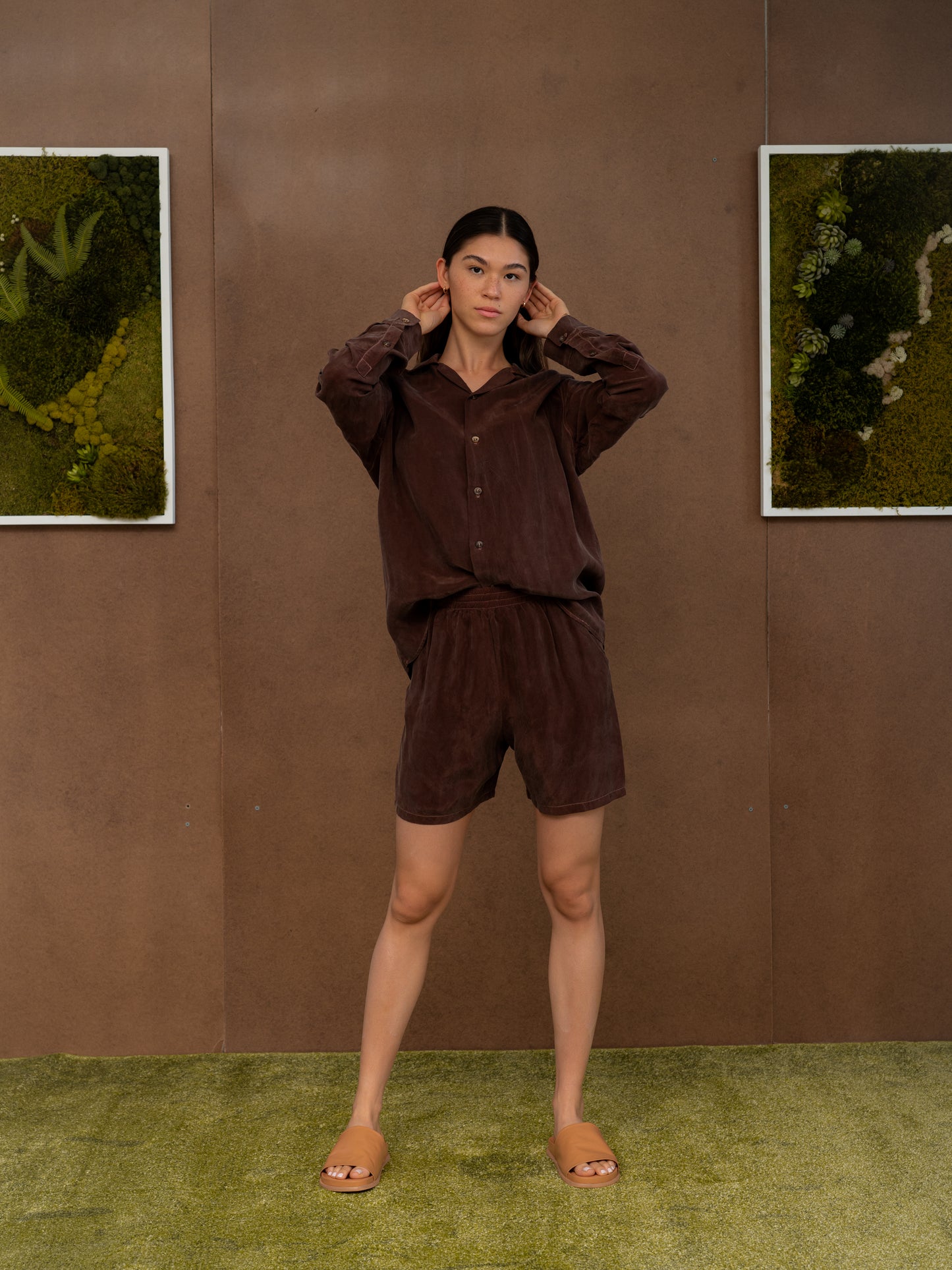 Iggy L/S Shirt - Downtown Brown
