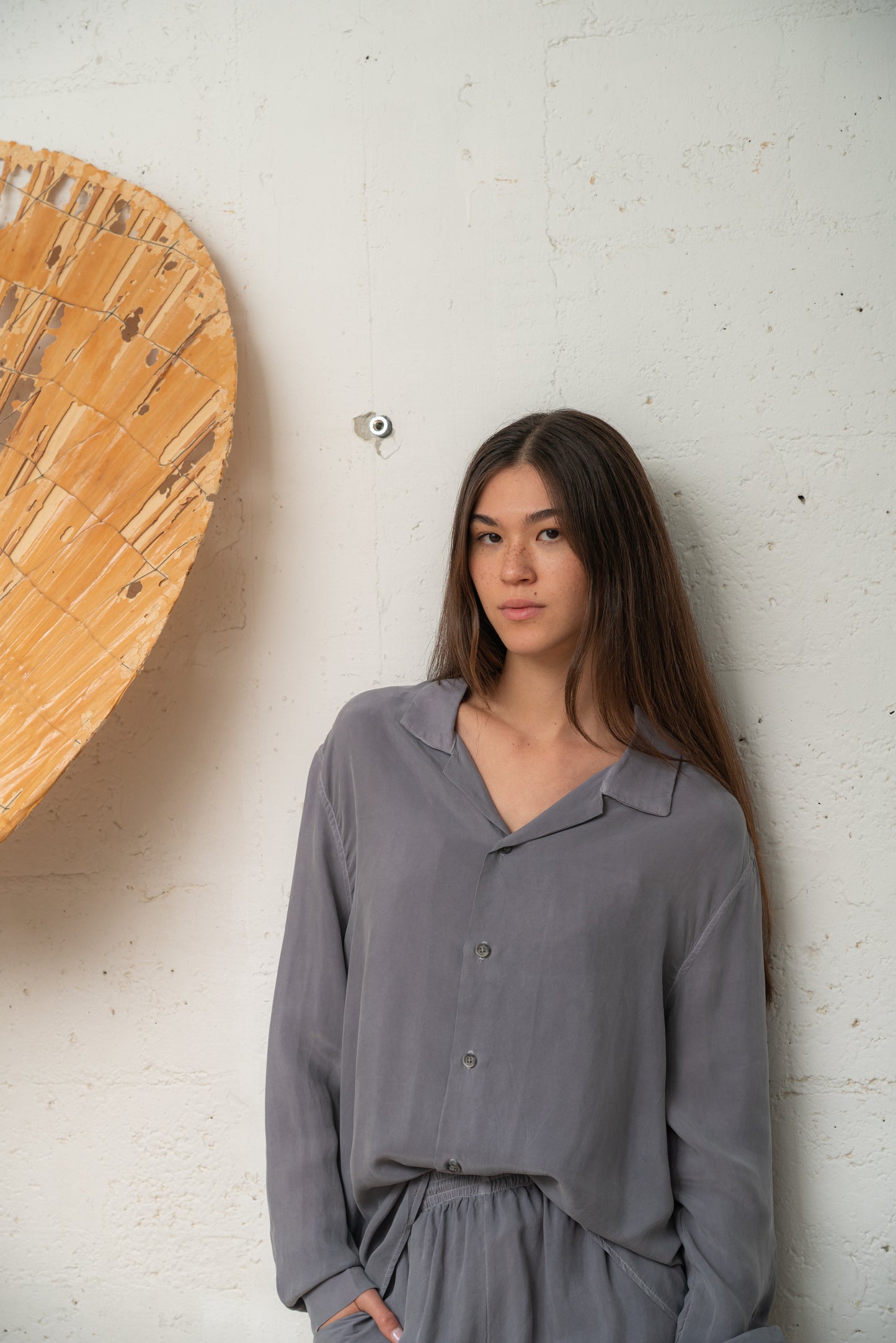 Iggy L/S Shirt - Chiseled Stone