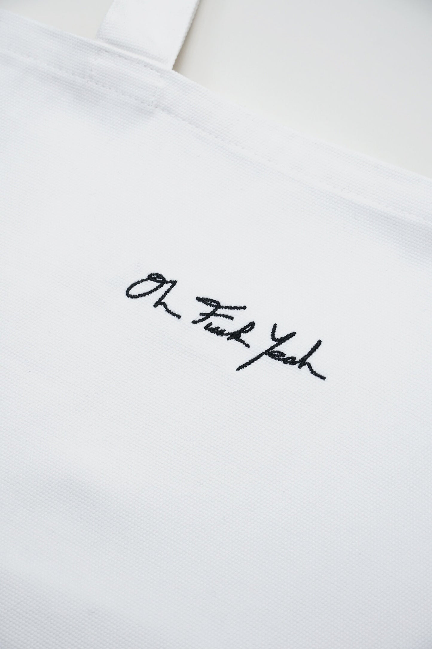 Signature Tote Bag - White