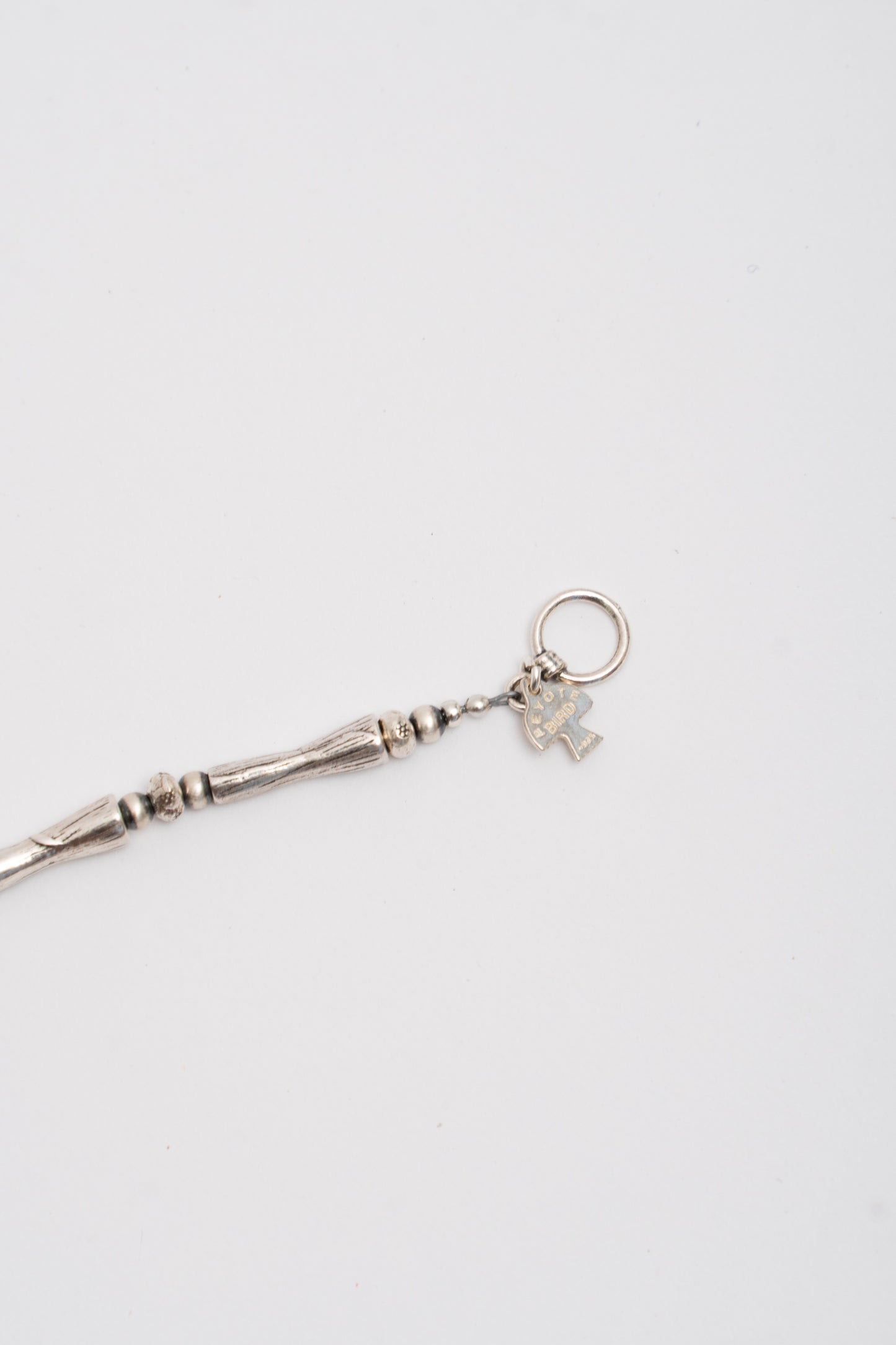 Peyote Bird - Silver Bamboo Bracelet